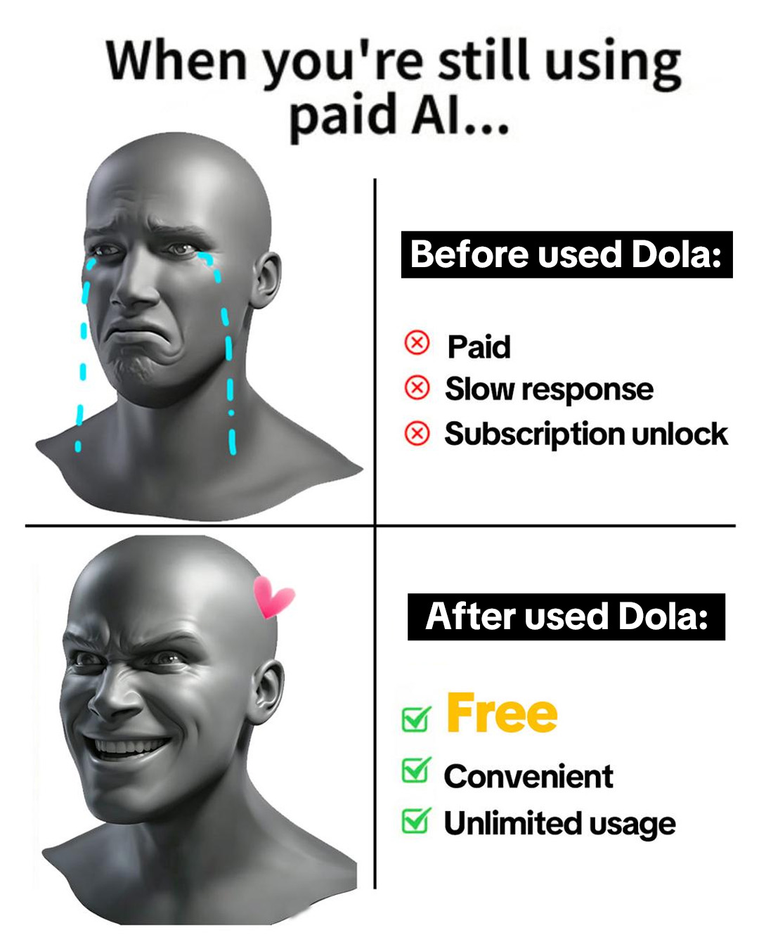 Dola: Smart AI Assistant Facebook ad