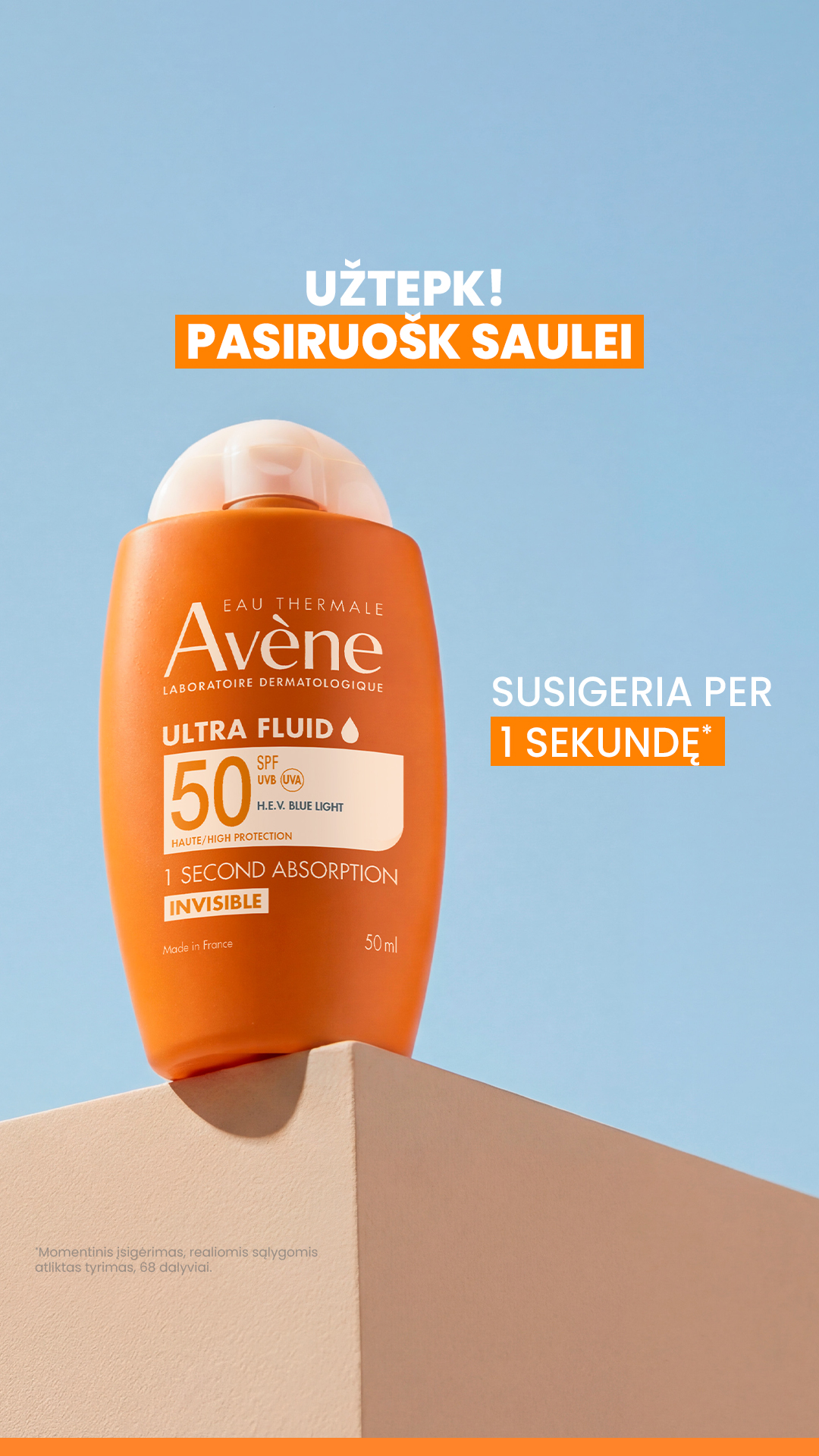 Eau Thermale Avene Lietuva Facebook ad from Jul 1, 2026