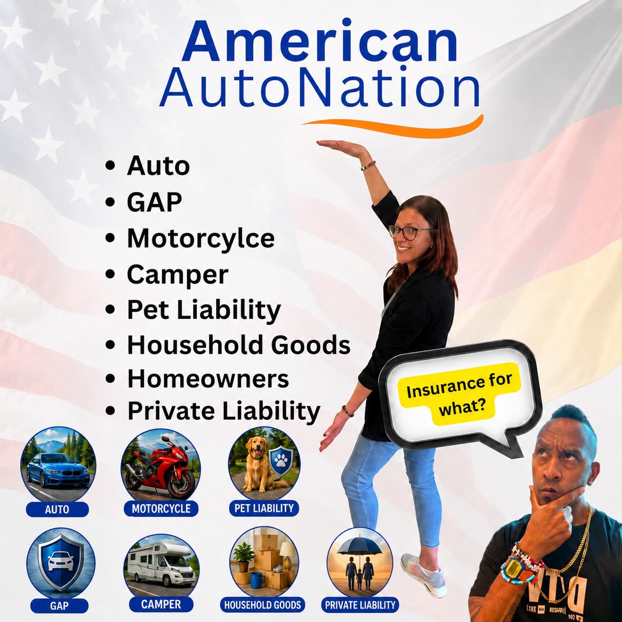 American Auto Nation Facebook ad: New to Germany and trying to figure out…