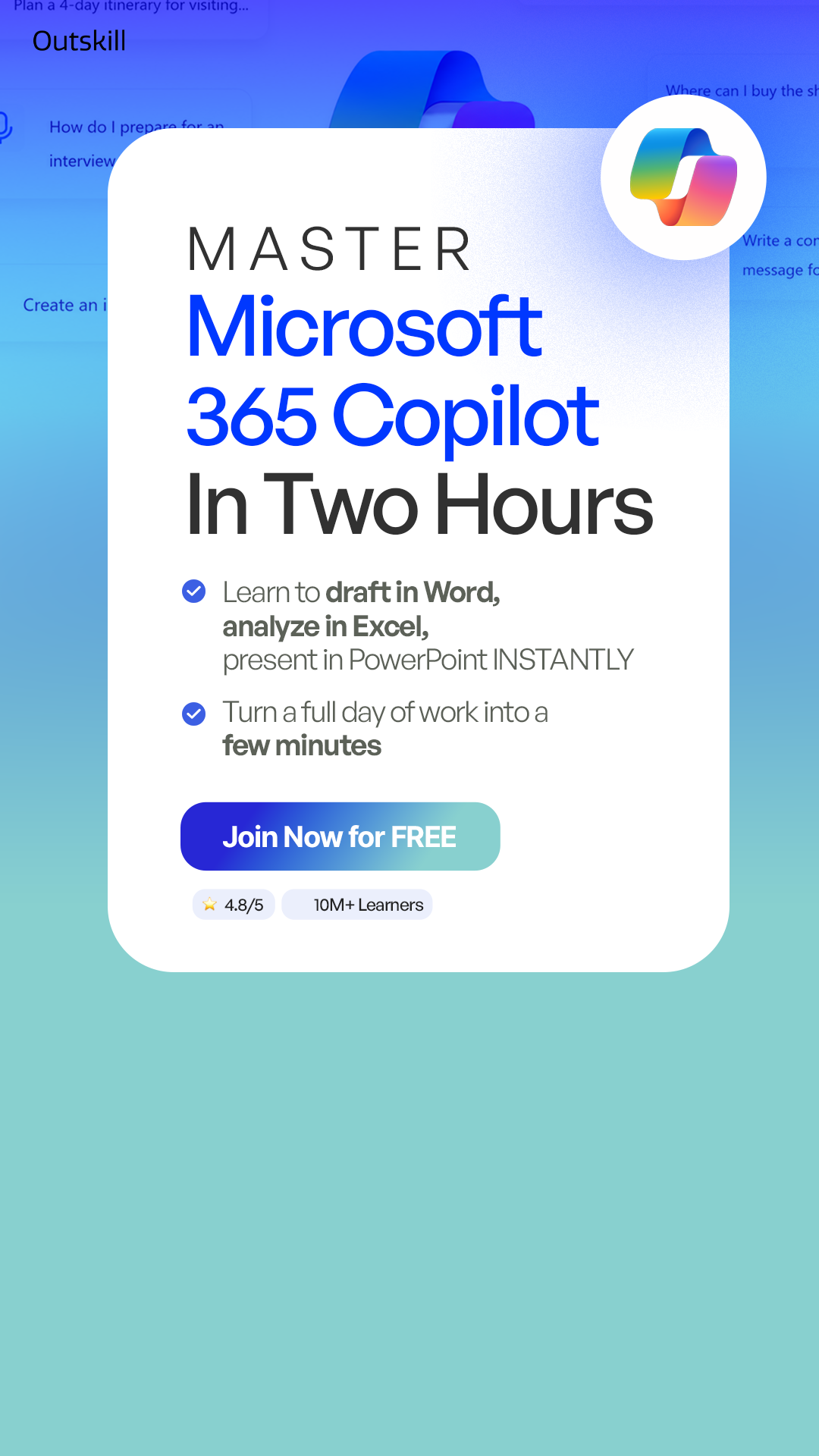 Outskill Facebook ad