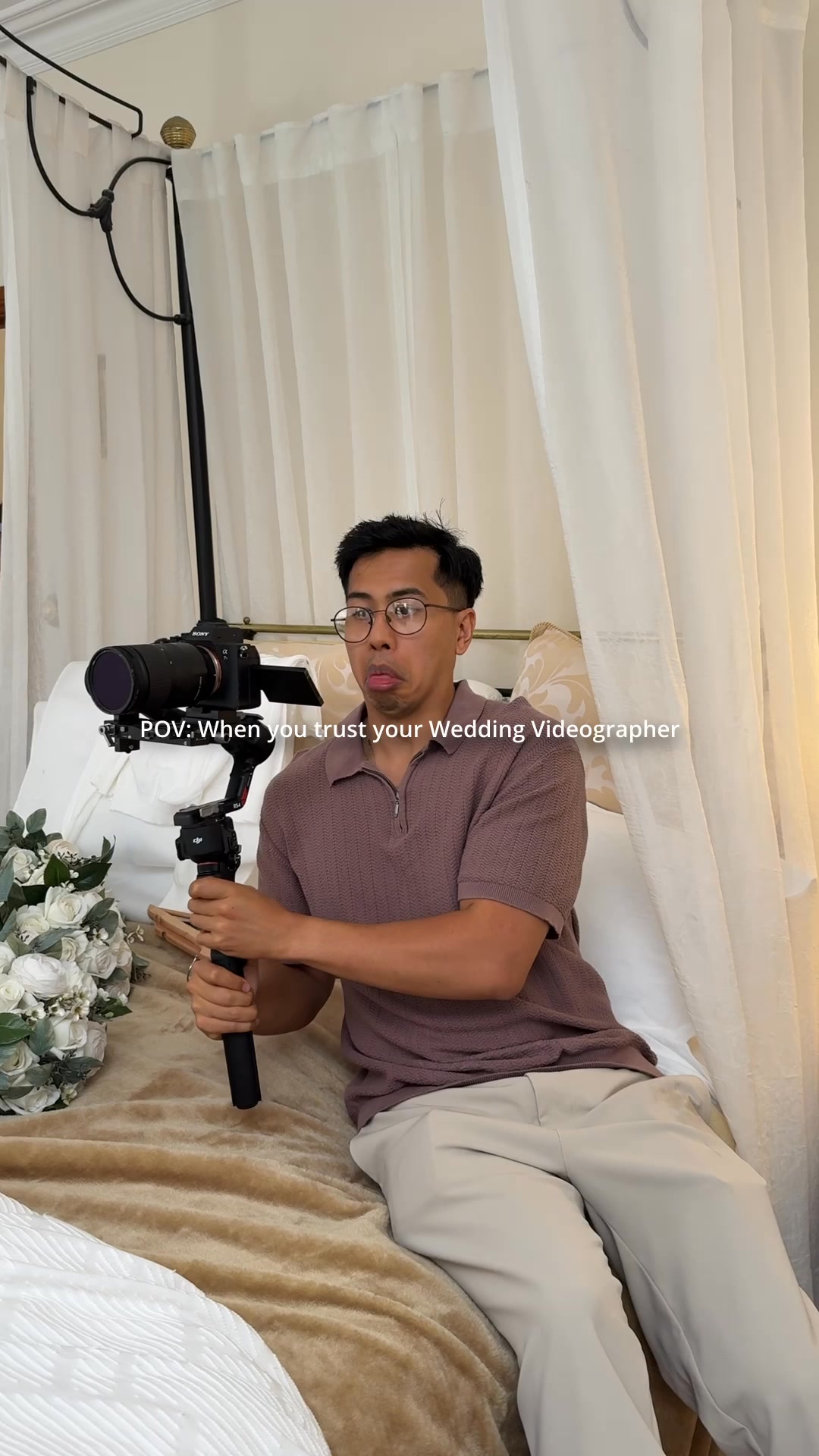 We Are One Facebook ad: Book Your Wedding Videographer
