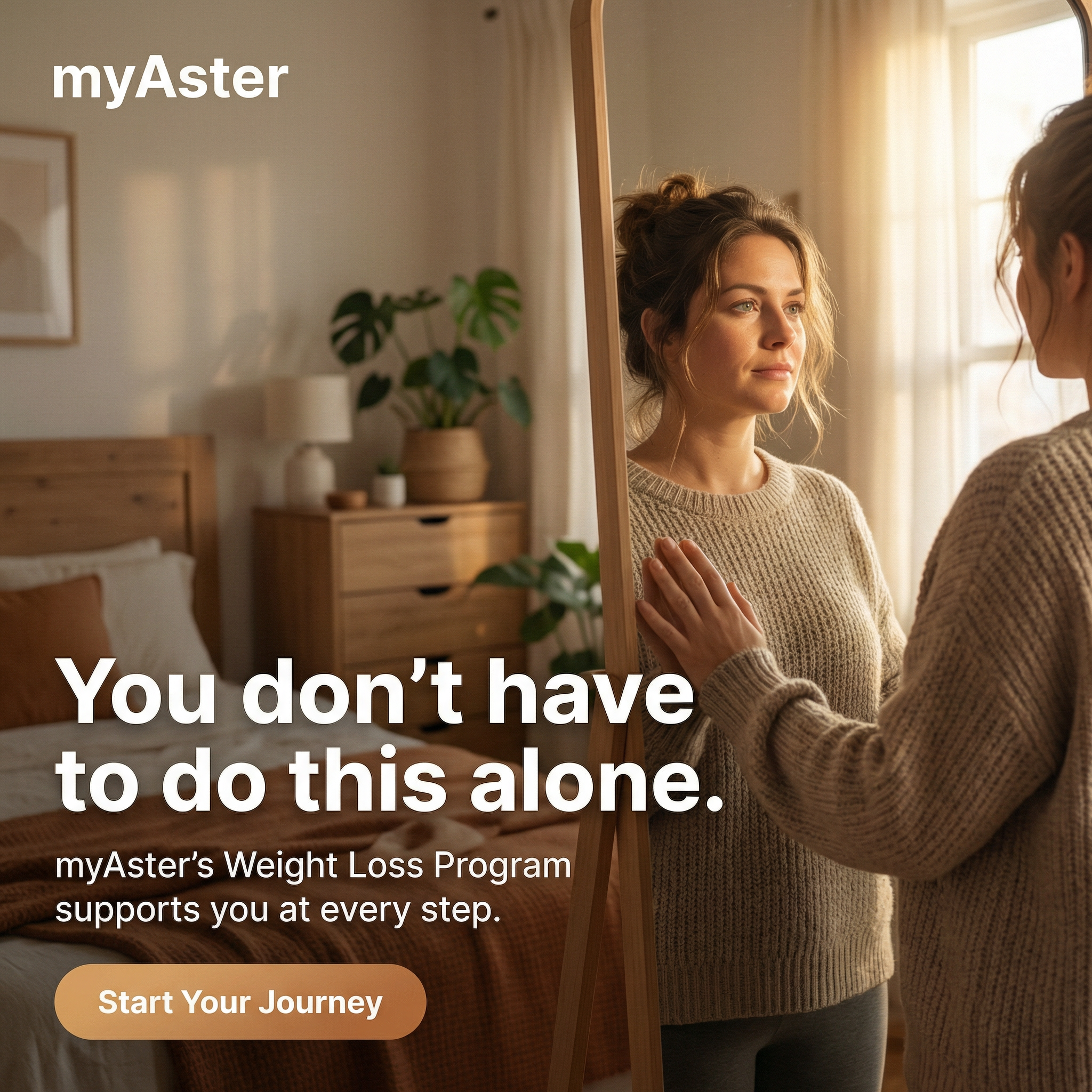 myAster Facebook ad