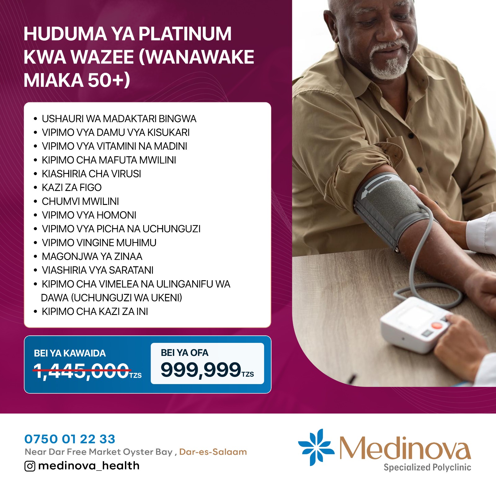Medinova Healthcare Facebook ad