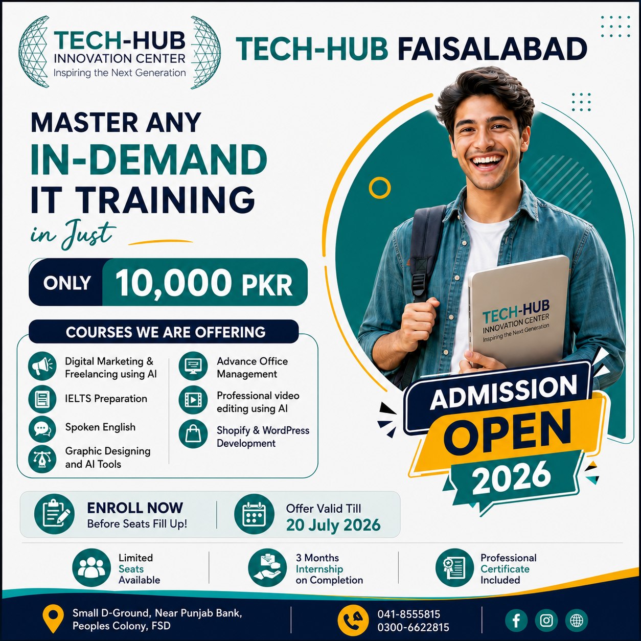 Tech Hub Facebook ad