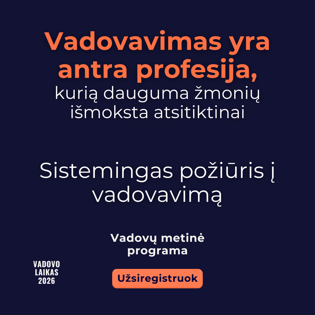 Vadovavimas.lt Facebook ad