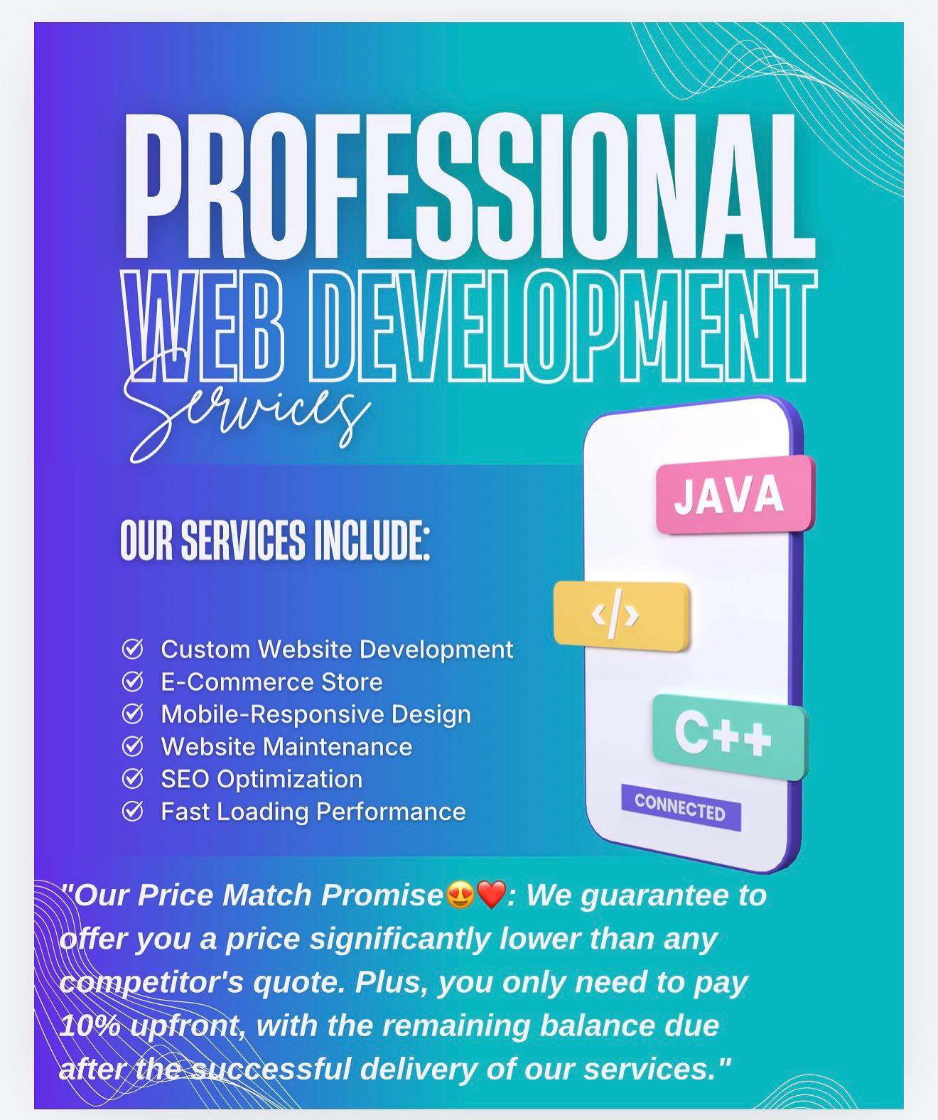 Algotipp Web Services Facebook ad: Our Price Match Promise: We guarantee to offer…