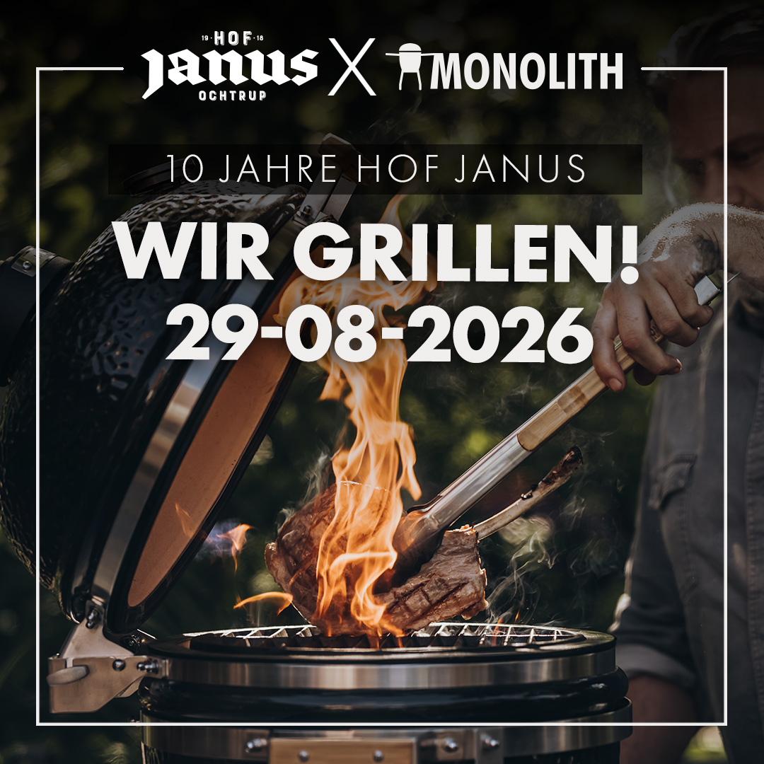 MONOLITH Grill Facebook ad: Bist du dabei?