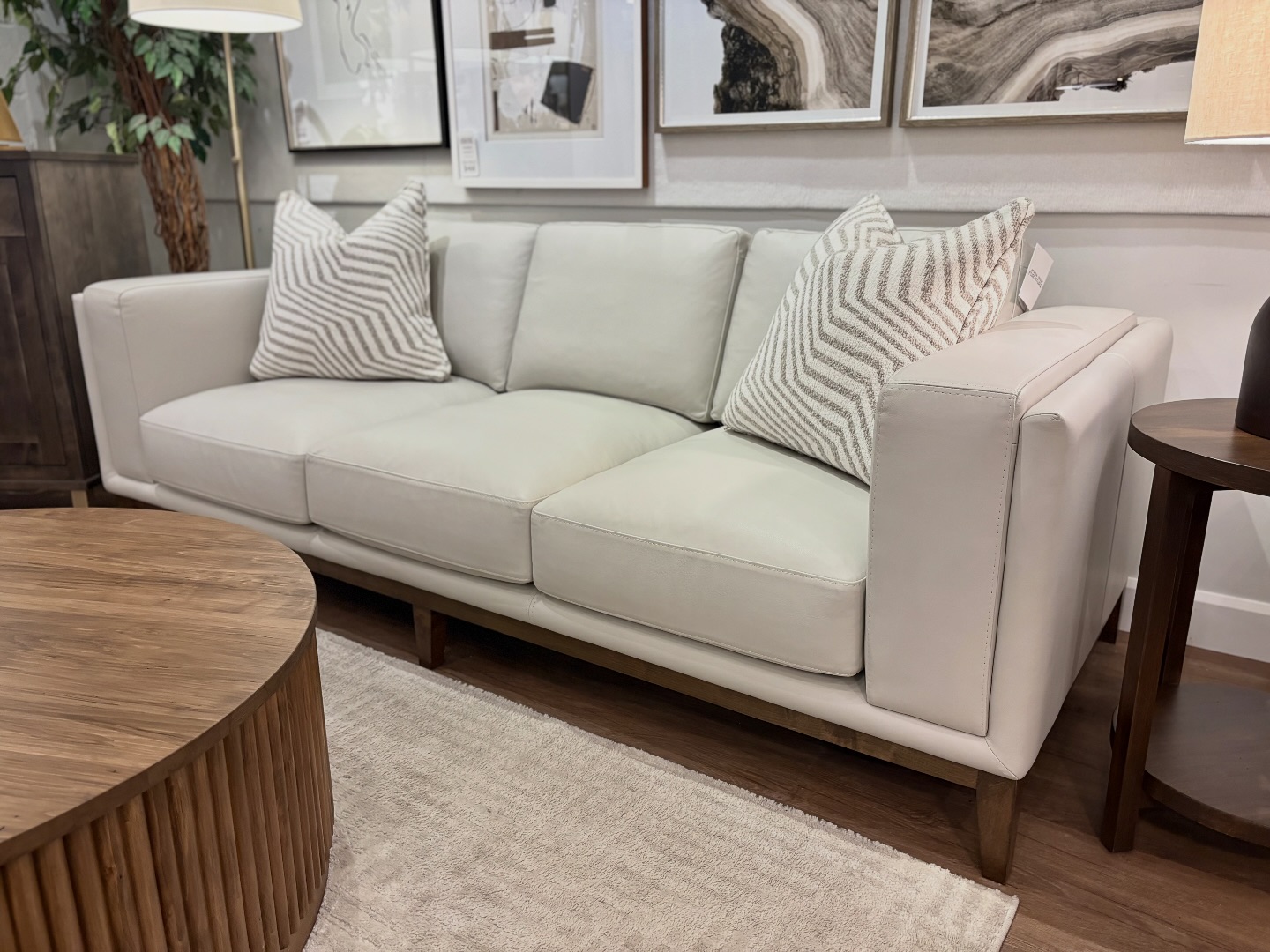 Joshua Creek Furniture Facebook ad: Discover the Beauty of Leather at Joshua Creek…