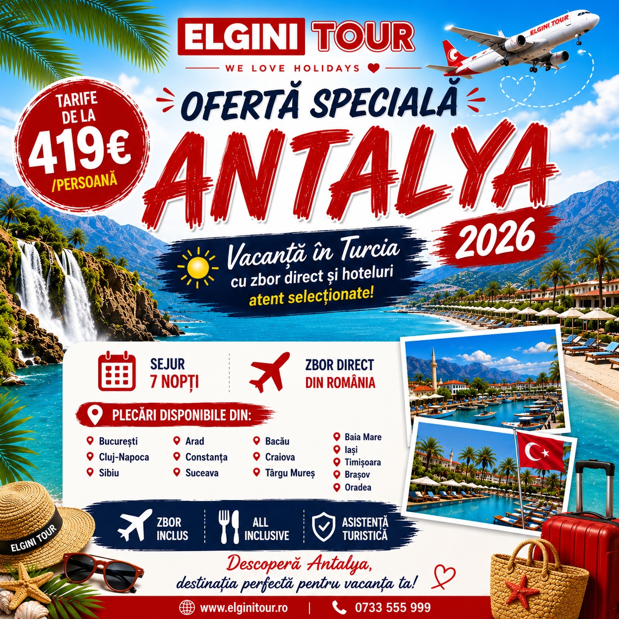 Elgini Tour Facebook ad: Cere oferta personalizata
