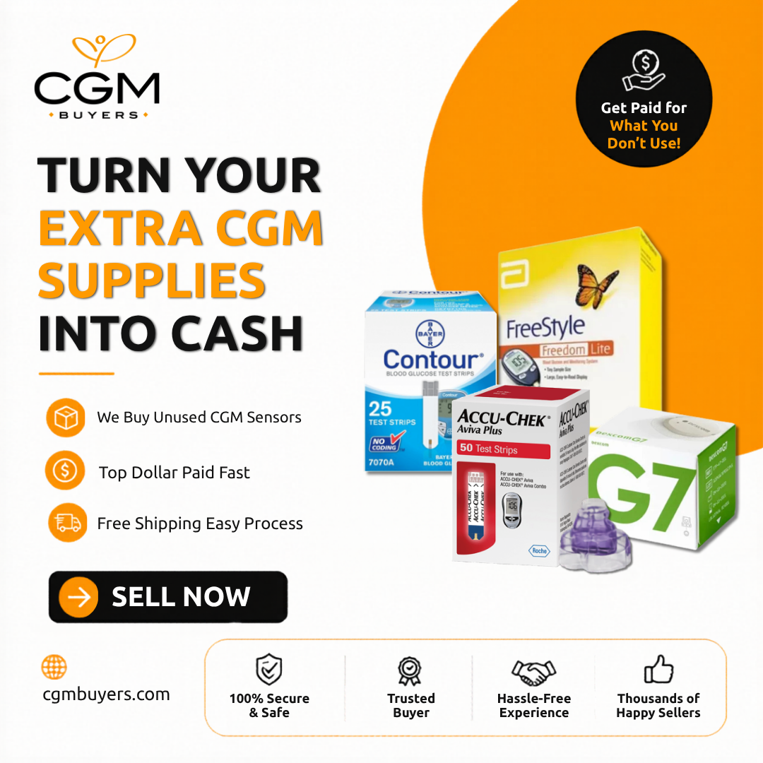 CGM Buyers Facebook ad: Get Cash for Your Unused CGM Supplies!