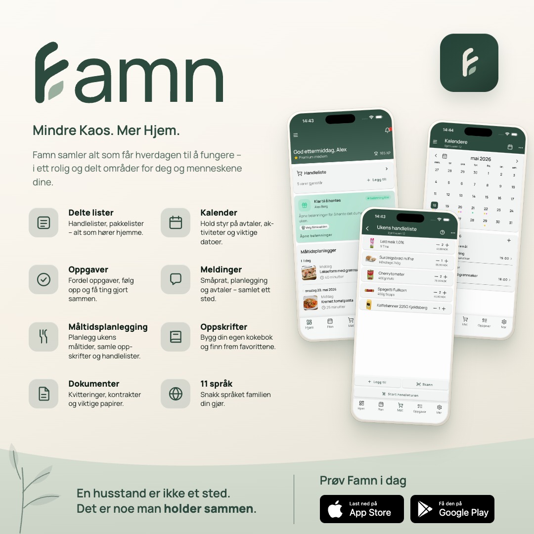 Famn Facebook ad: Famn, One app for everything home