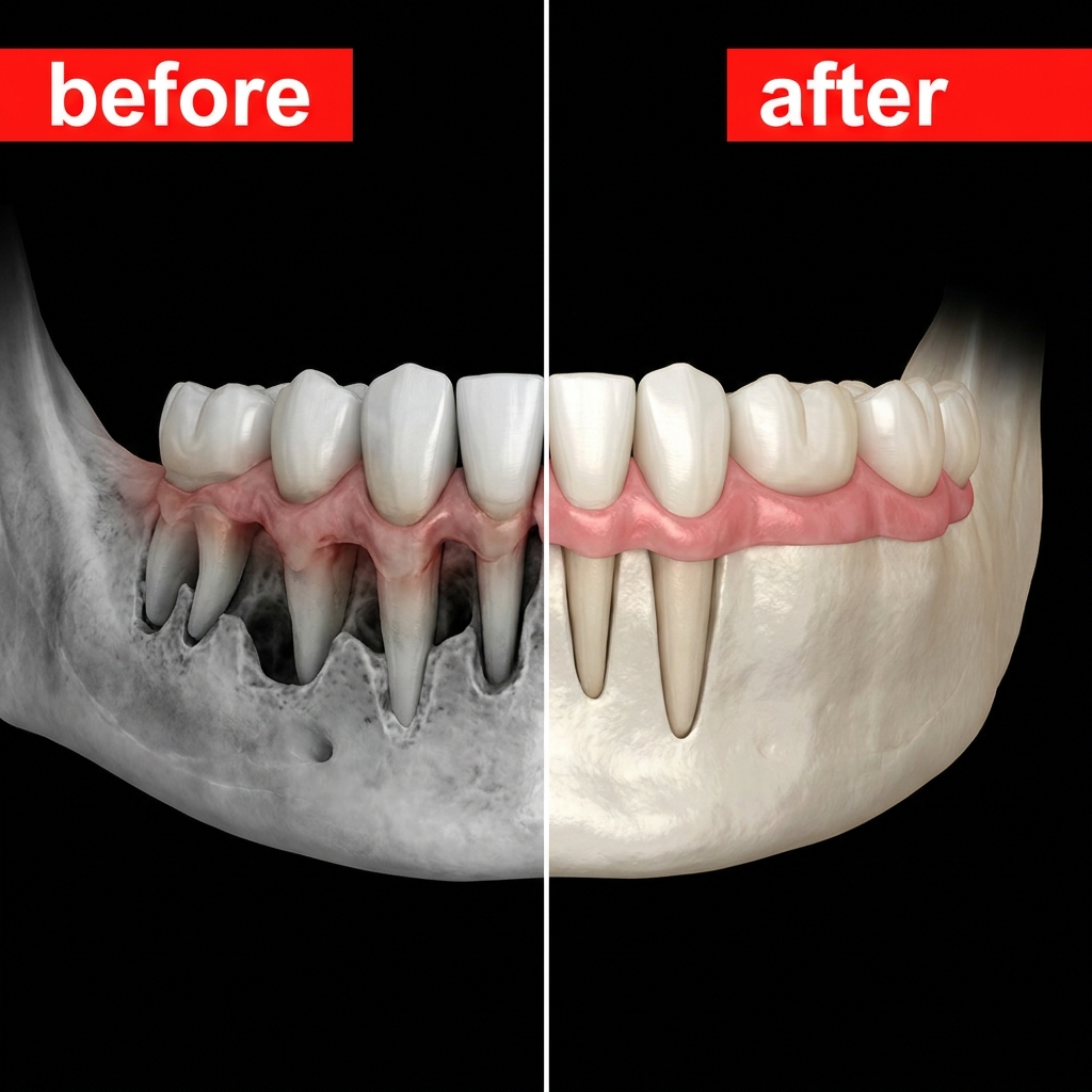 Receding Gums Reset Facebook ad