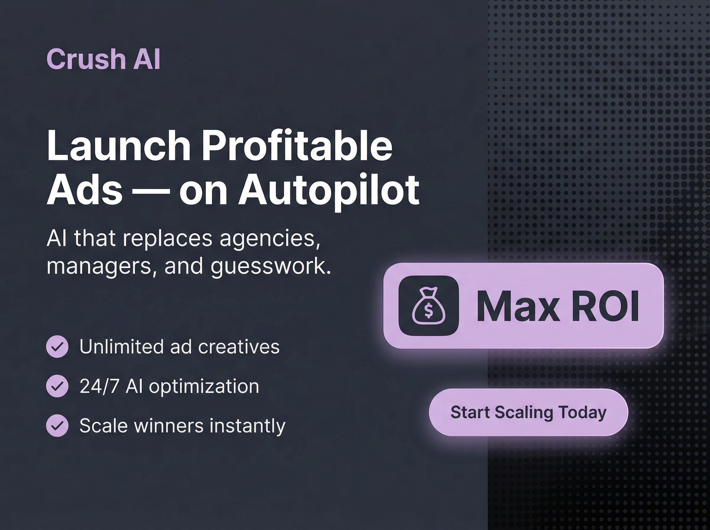 trycrush.ai Facebook ad