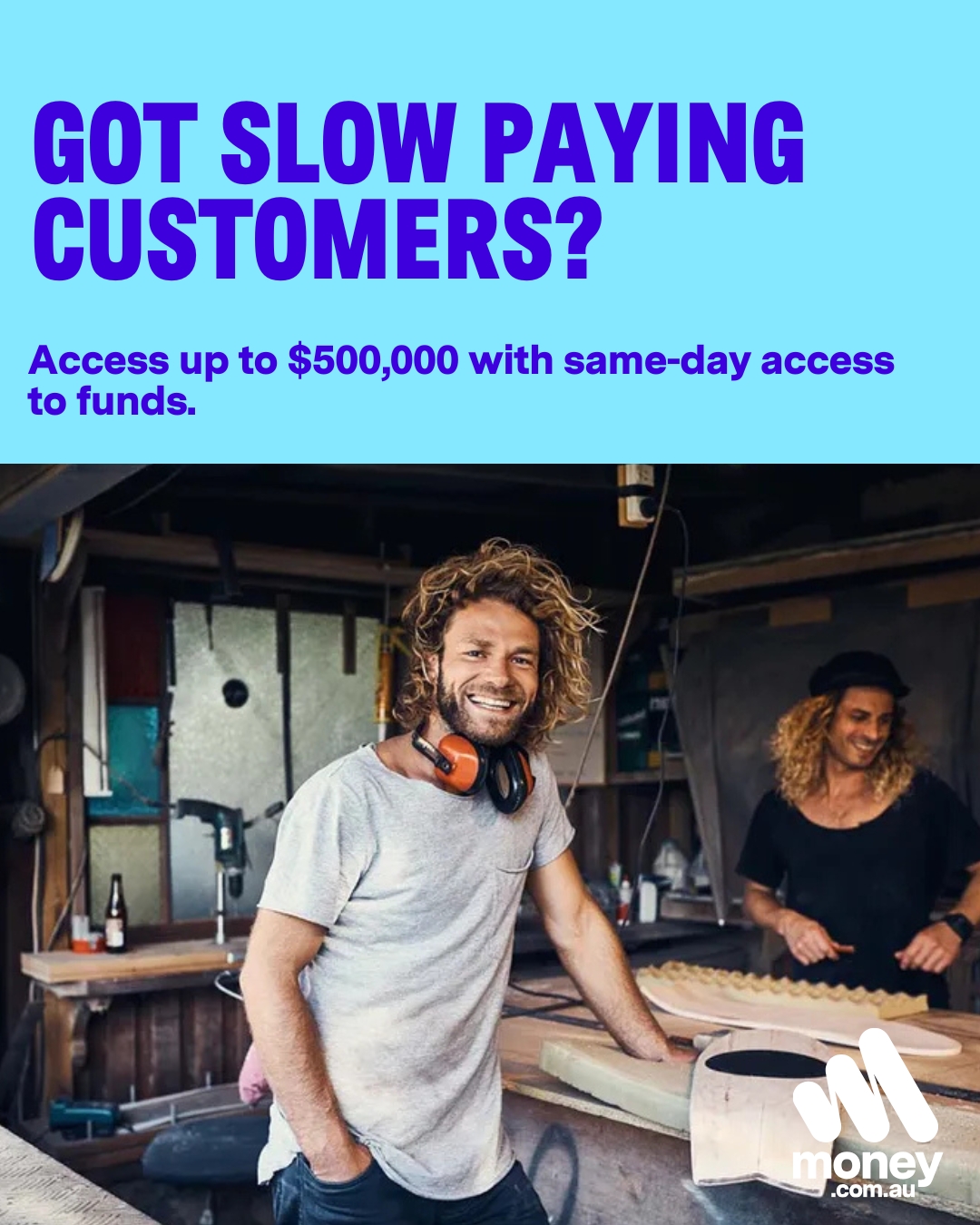 Money.au Facebook ad