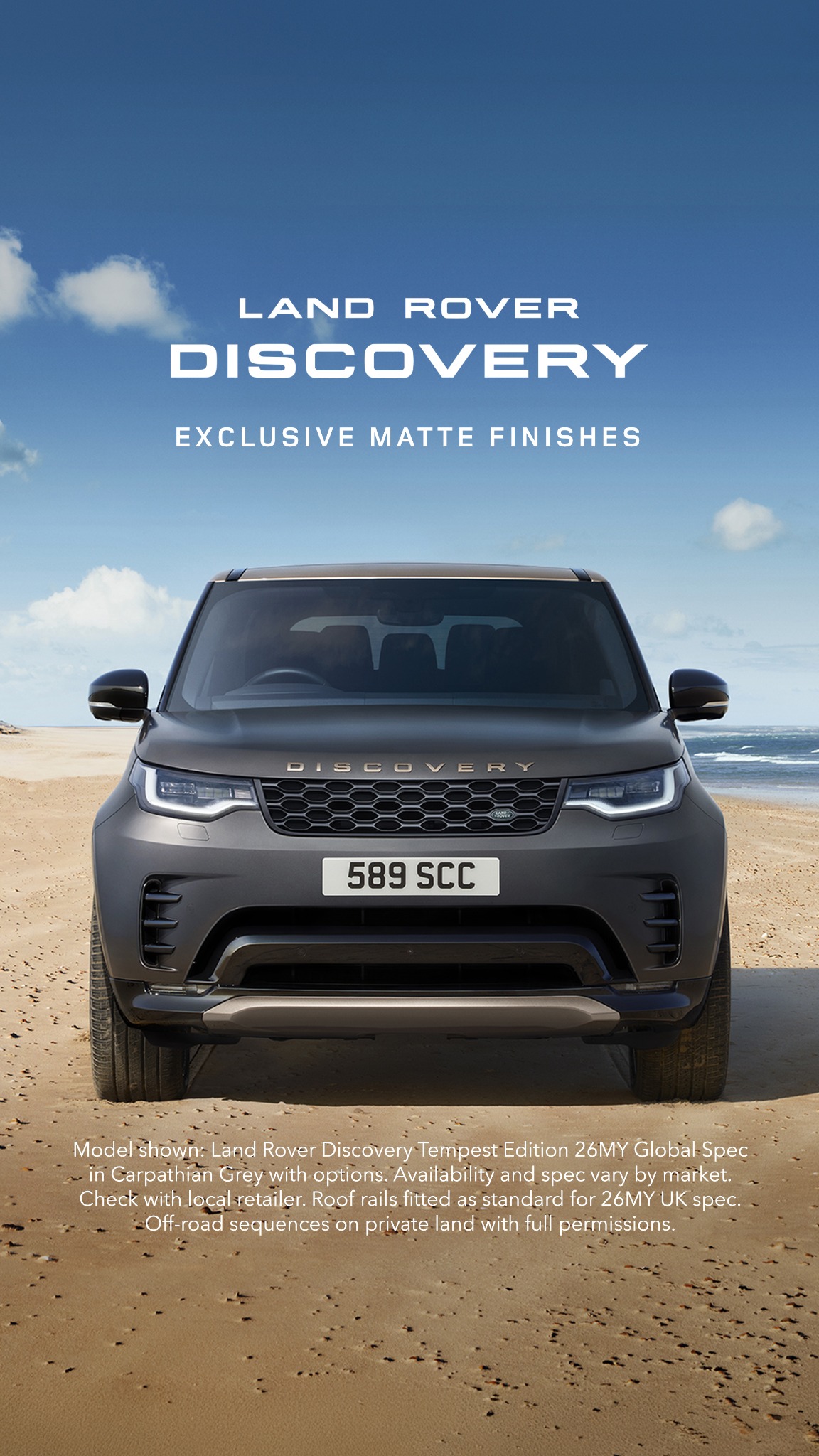Land Rover Discovery Facebook ad