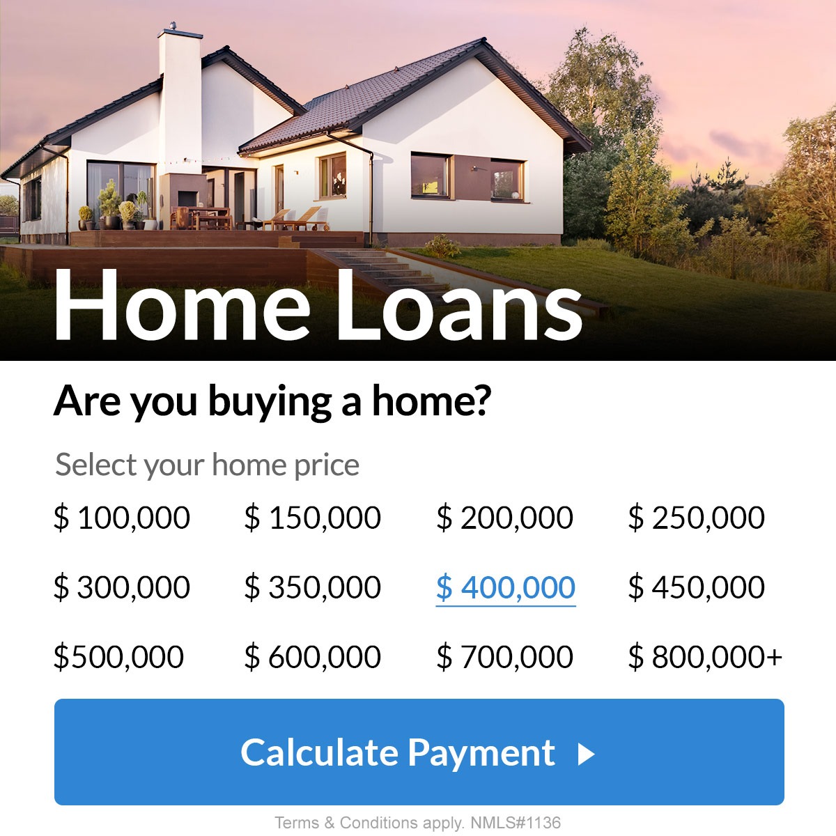 LendingTree Facebook ad