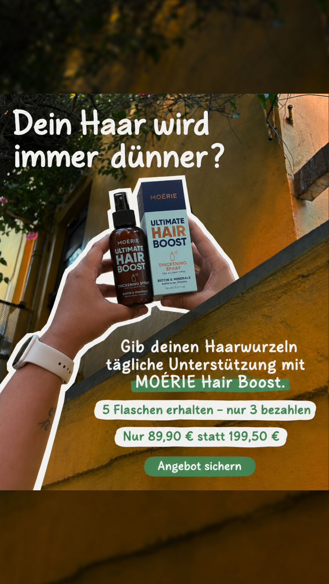 Moérie Beauty Facebook ad