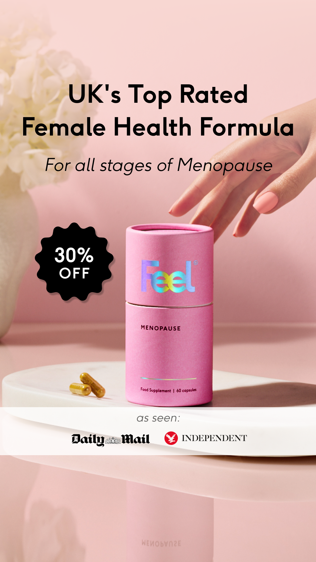 Feel Facebook ad