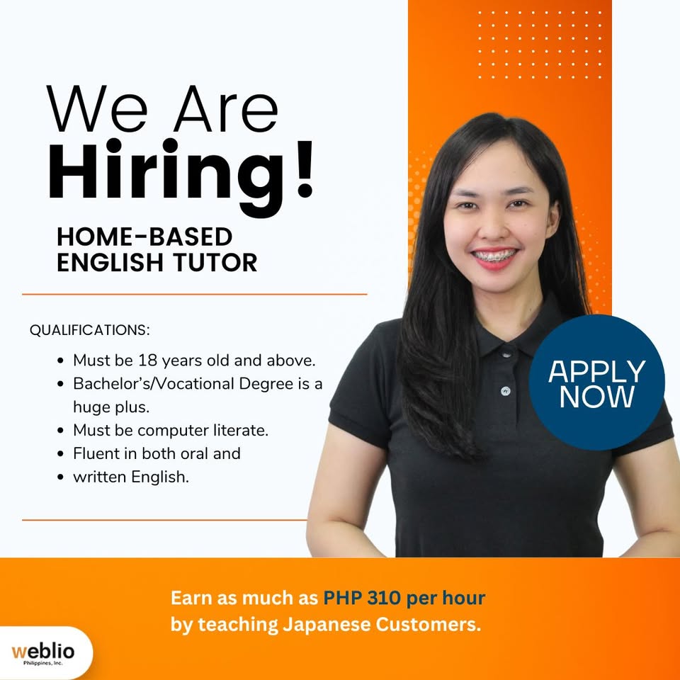 Weblio Philippines Inc Facebook ad: Grow with us!