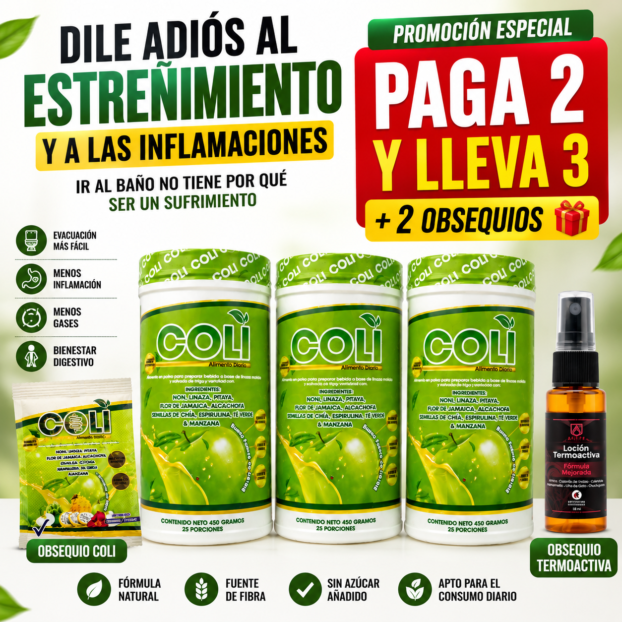 Vitalia Facebook ad: mas de 7.986 clientes han sentido el alivio