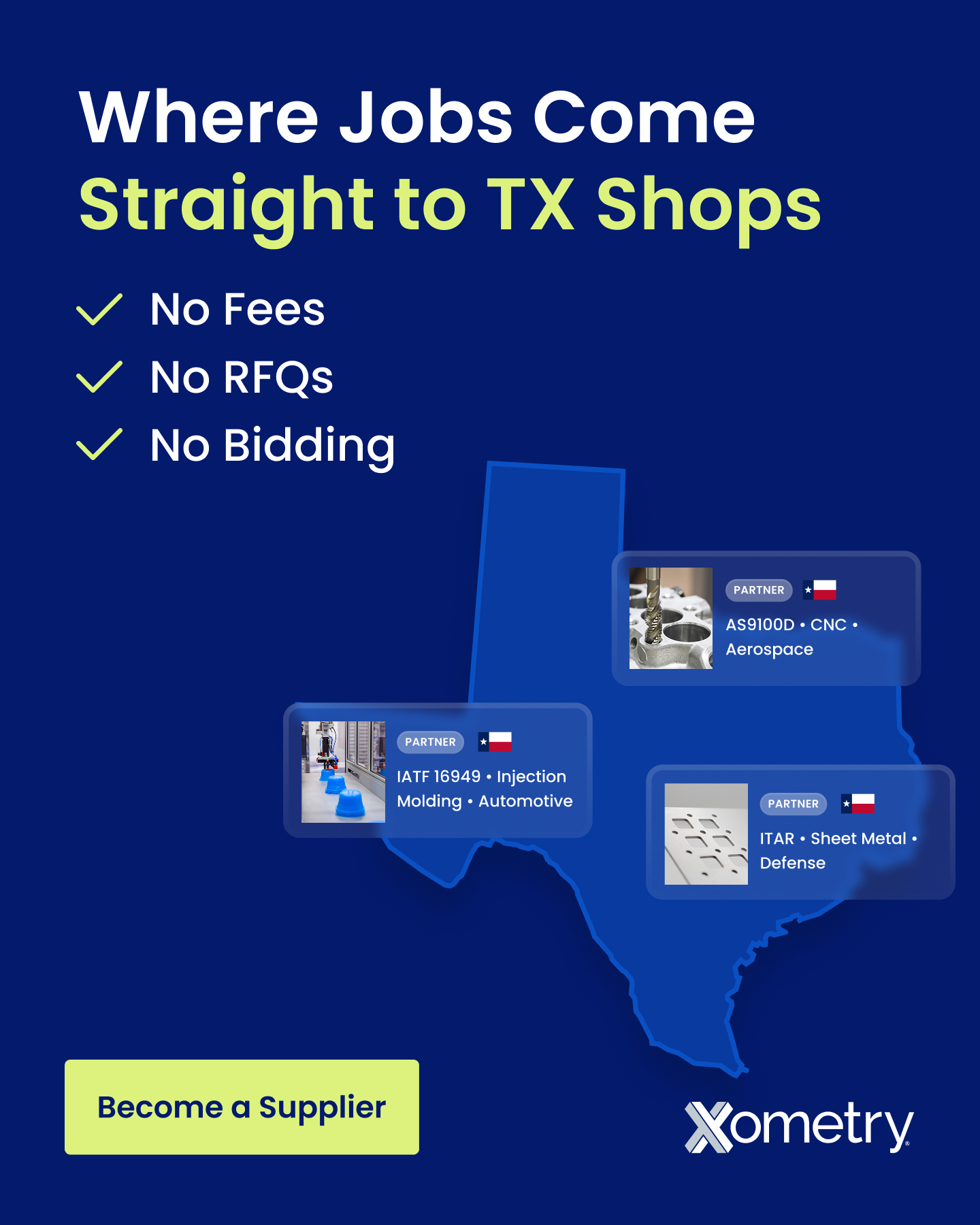 Xometry Facebook ad
