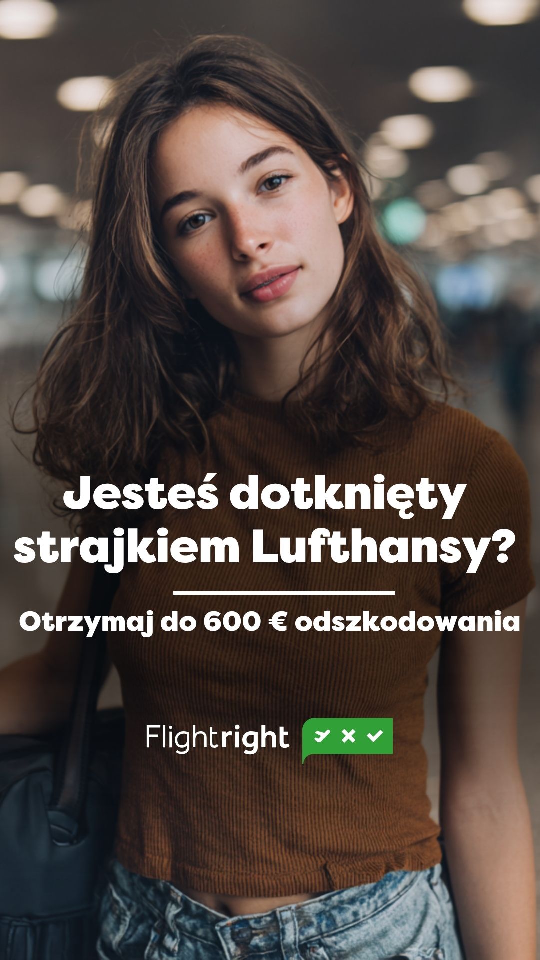 Flightright Facebook ad