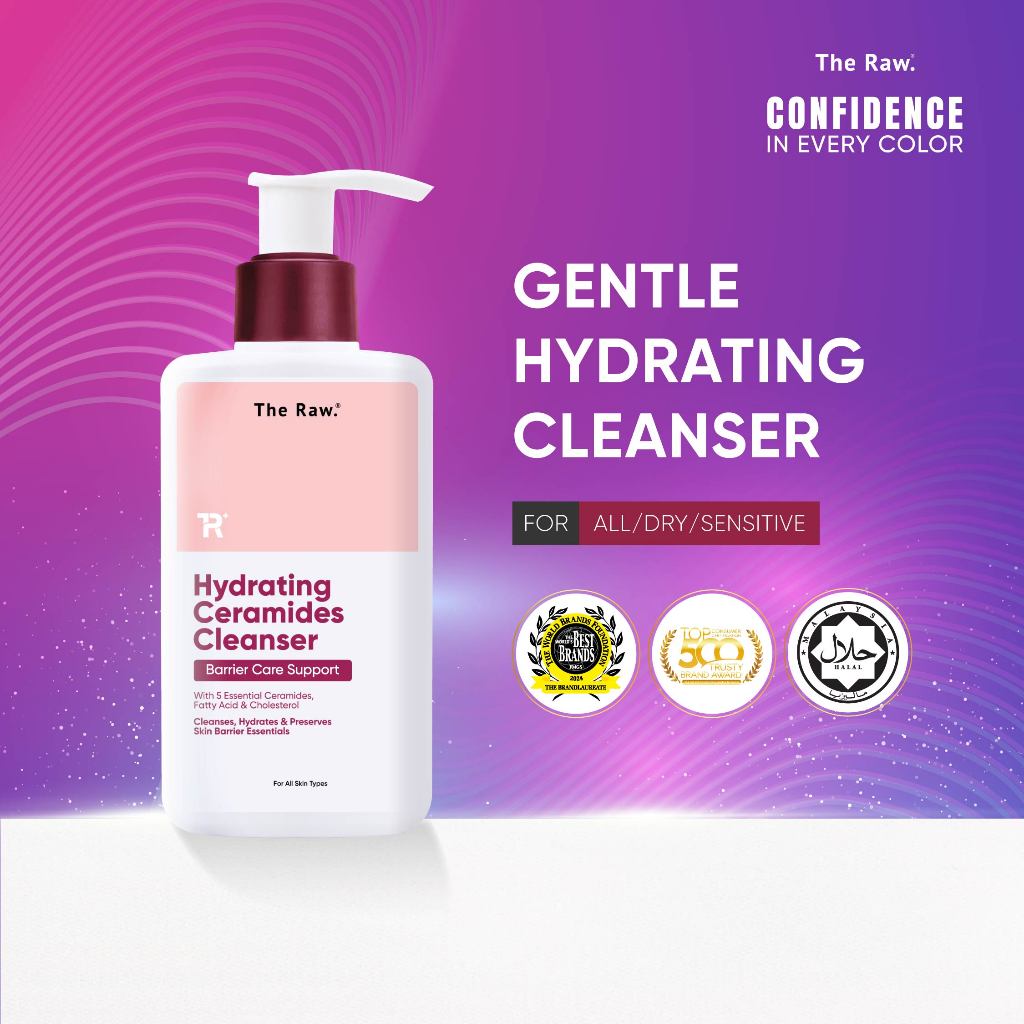 The Raw. Facebook ad: Dry skin in the morning?