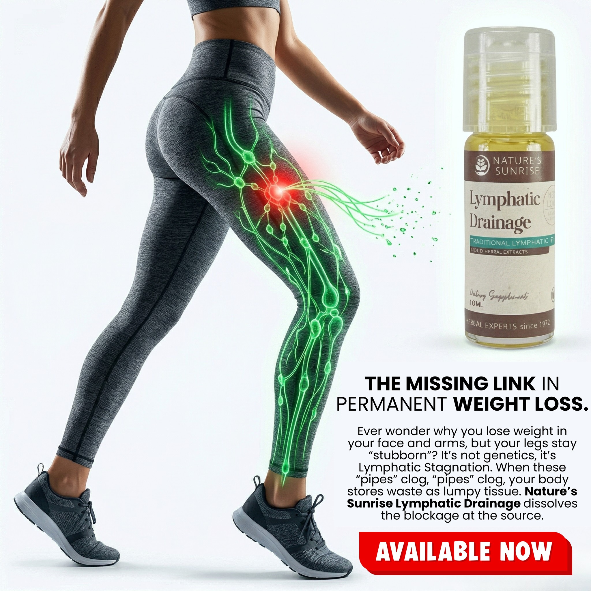 Nature's Sunrise Lymphatic Drainage Facebook ad