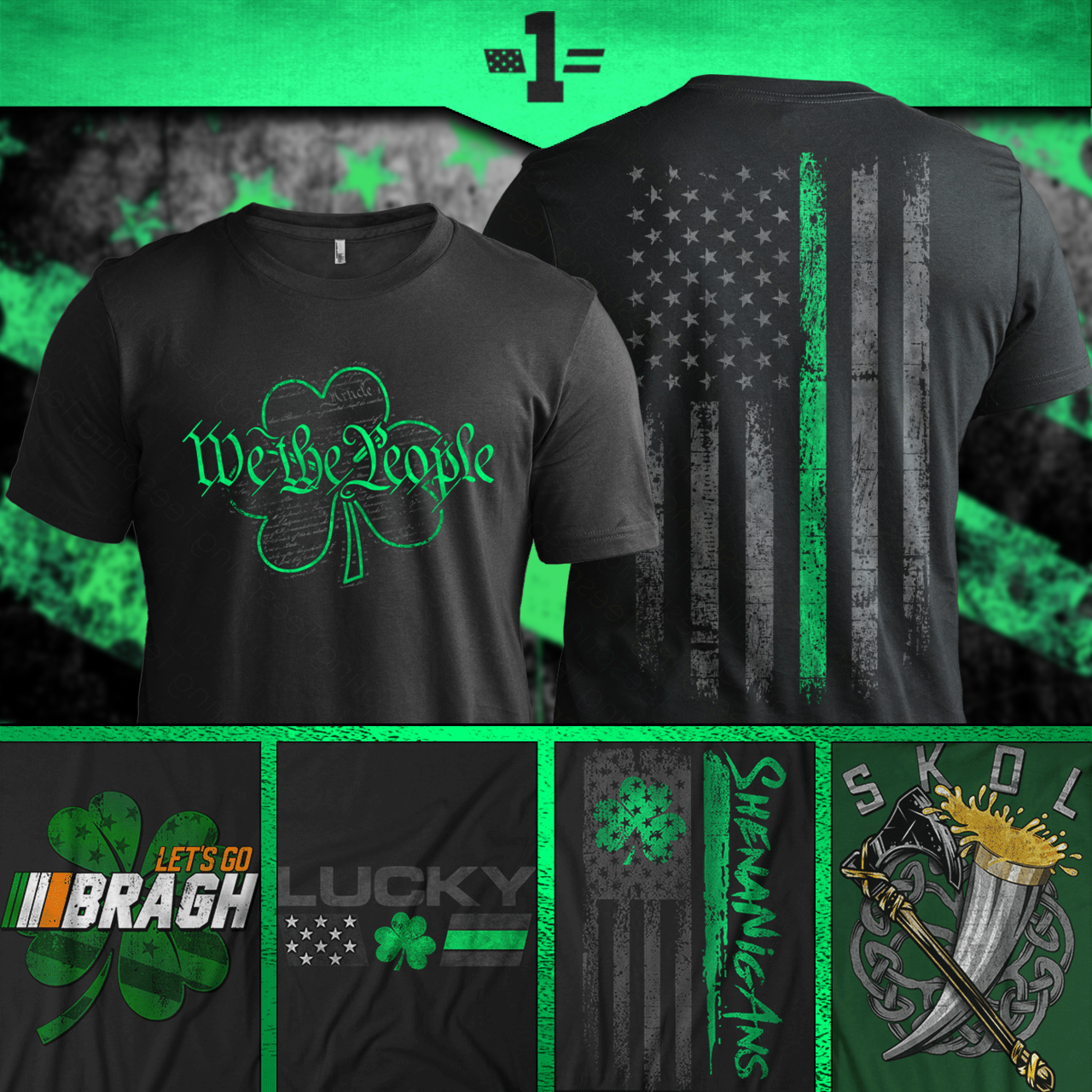 One Nation Design Facebook ad: Built for Patriots