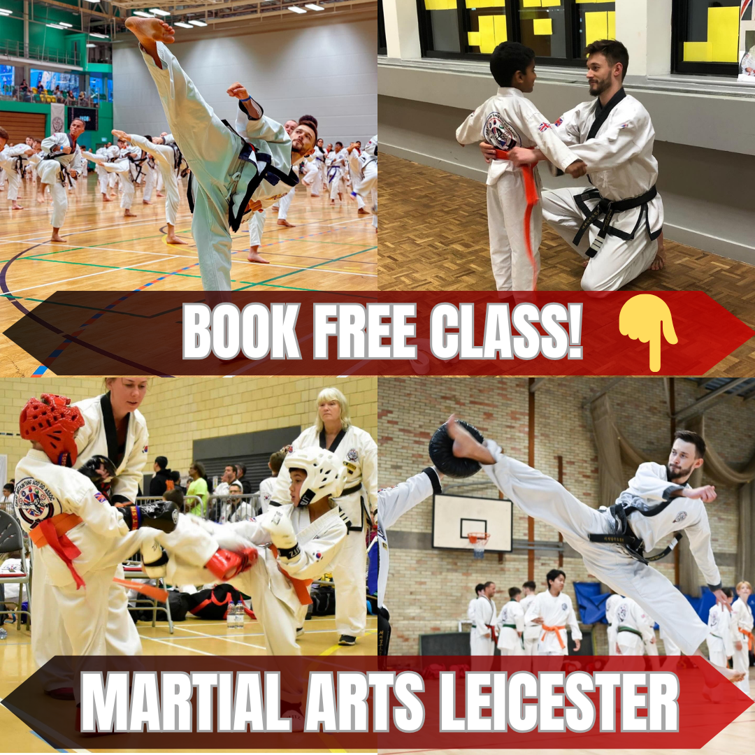 Leicester Tang Soo Do Facebook ad from May 1, 2026