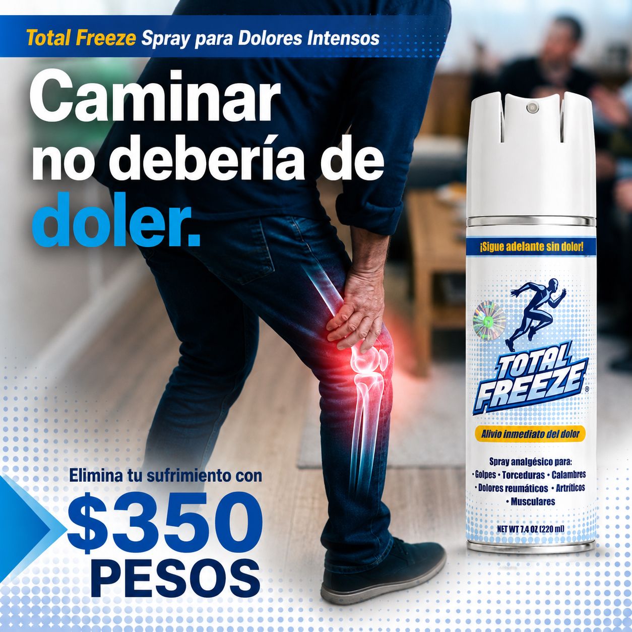 Total Freeze MX Facebook ad: Envío GRATIS