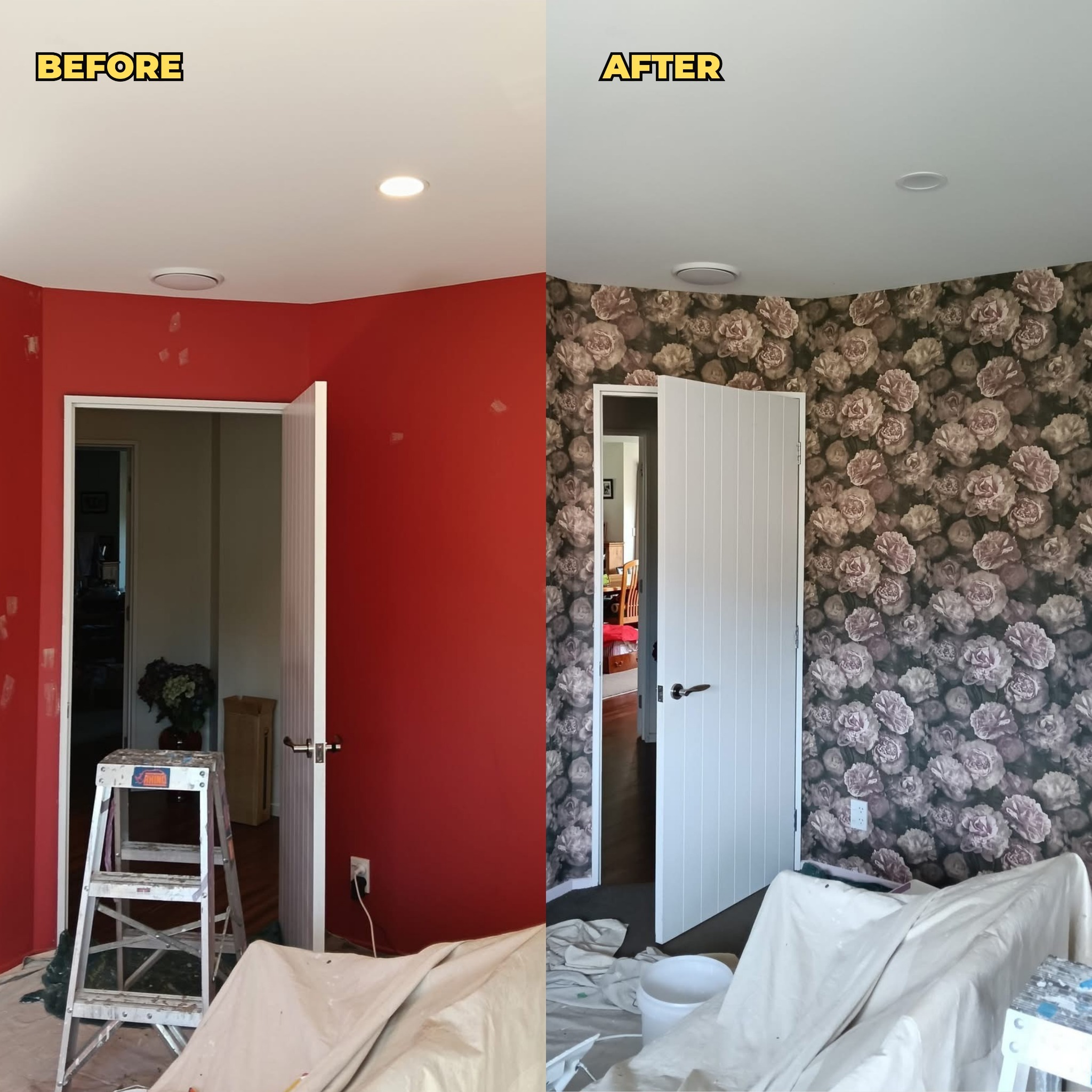 The Inside Facebook ad: Wallpaper transformation
