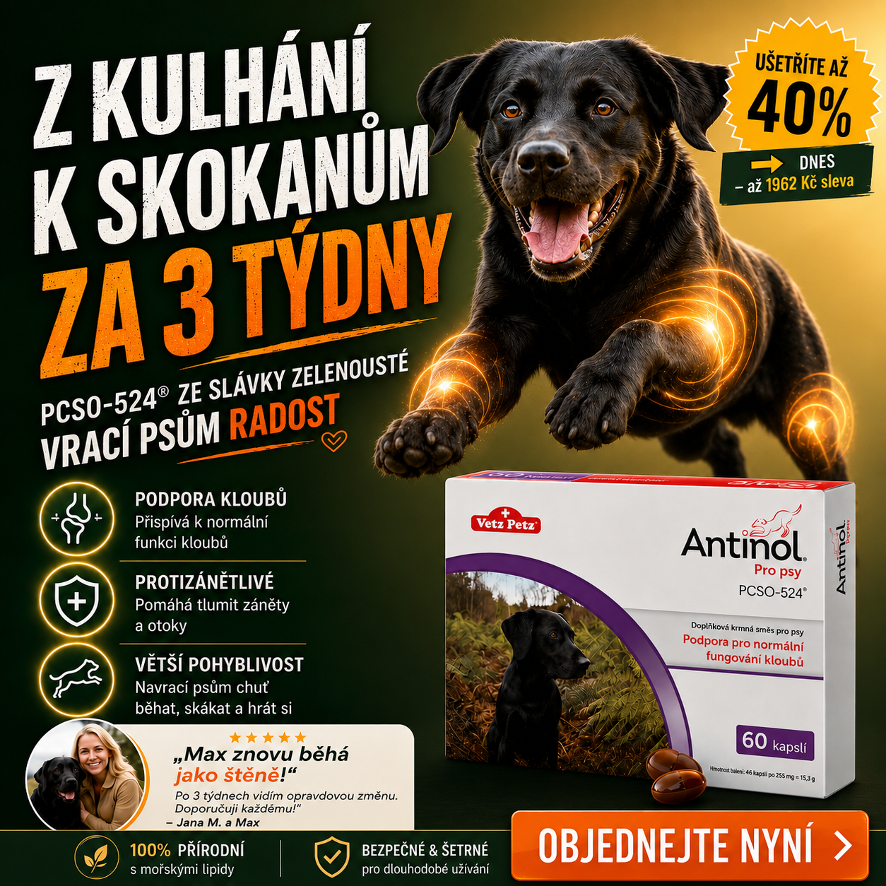 Antinol Česko Facebook ad