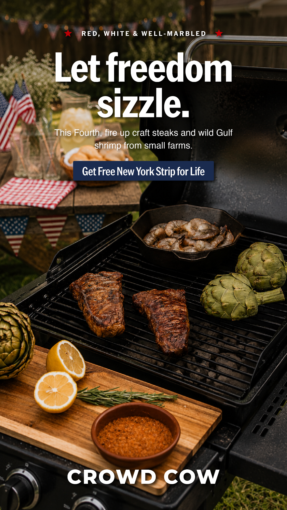 Crowd Cow Facebook ad