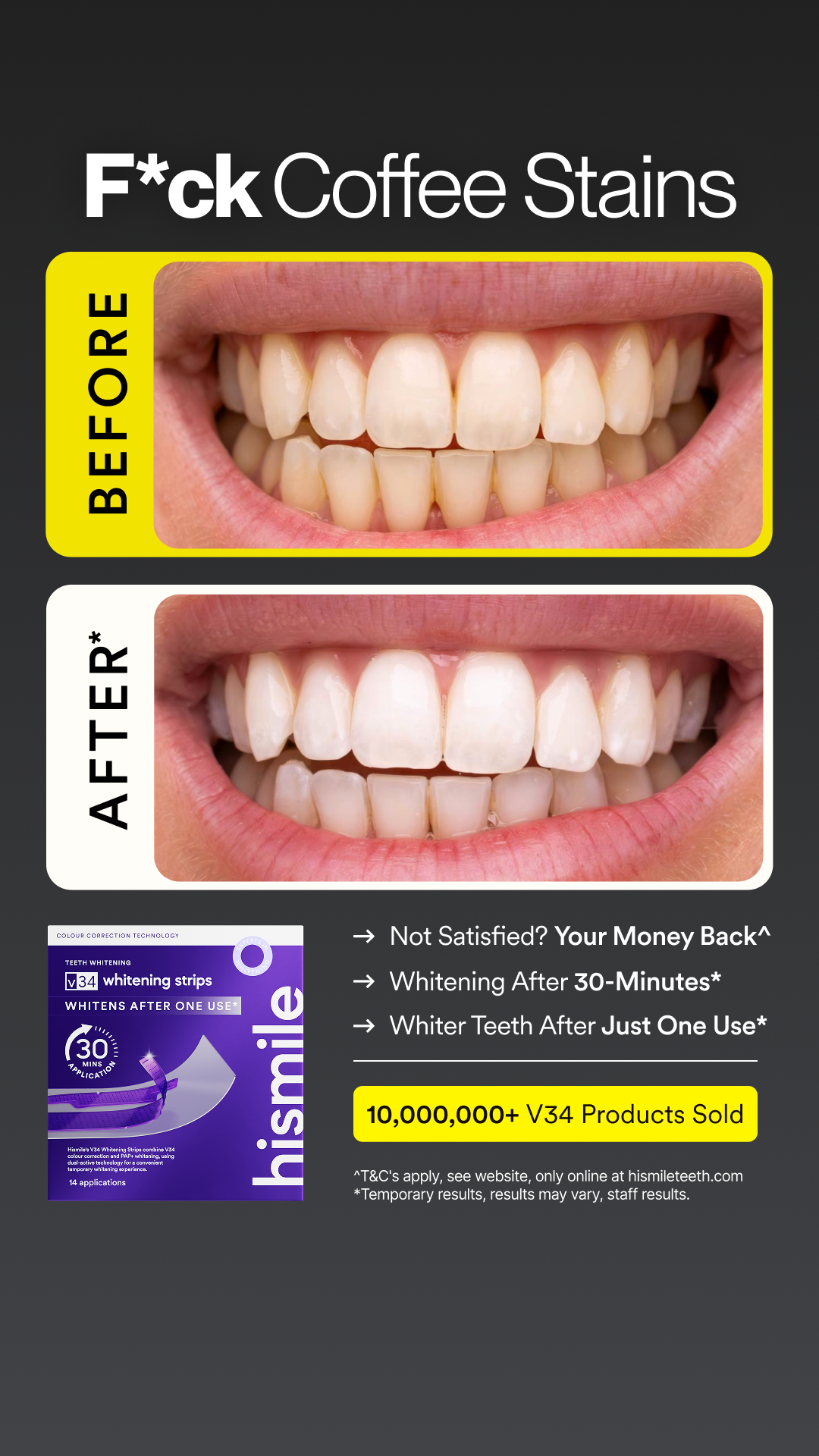 Hismile Facebook ad