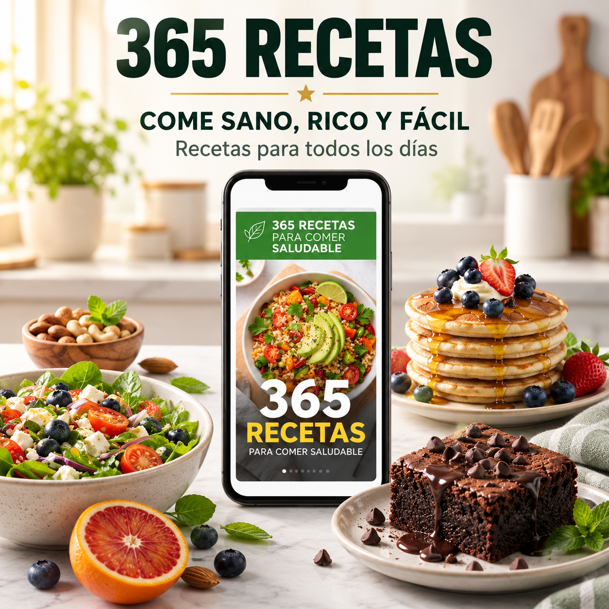 Academia Digital Facebook ad: 365 recetas para todo el año