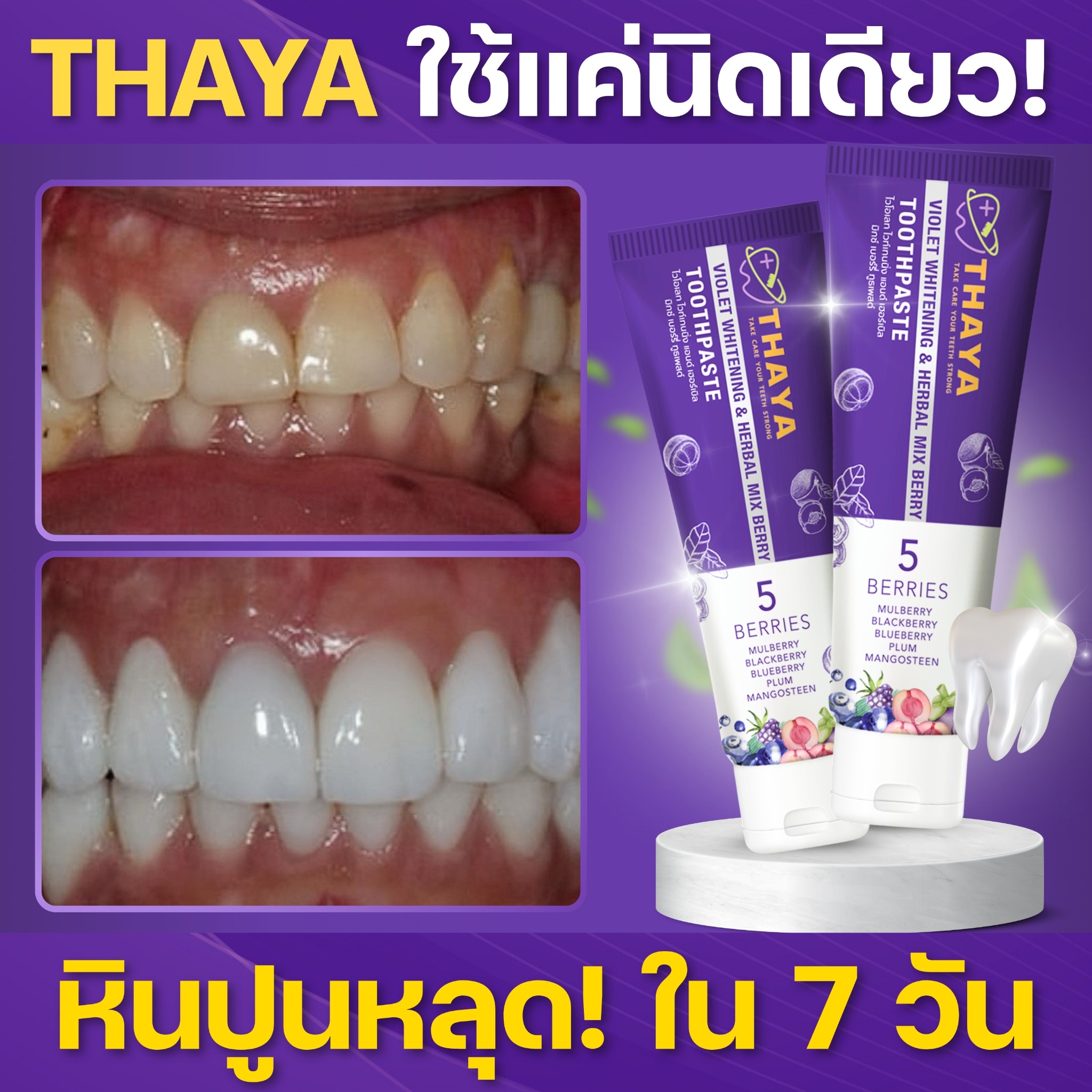 THAYA ยาสีฟัน ระงับกลิ่นปาก Facebook ad from Sep 6, 2025