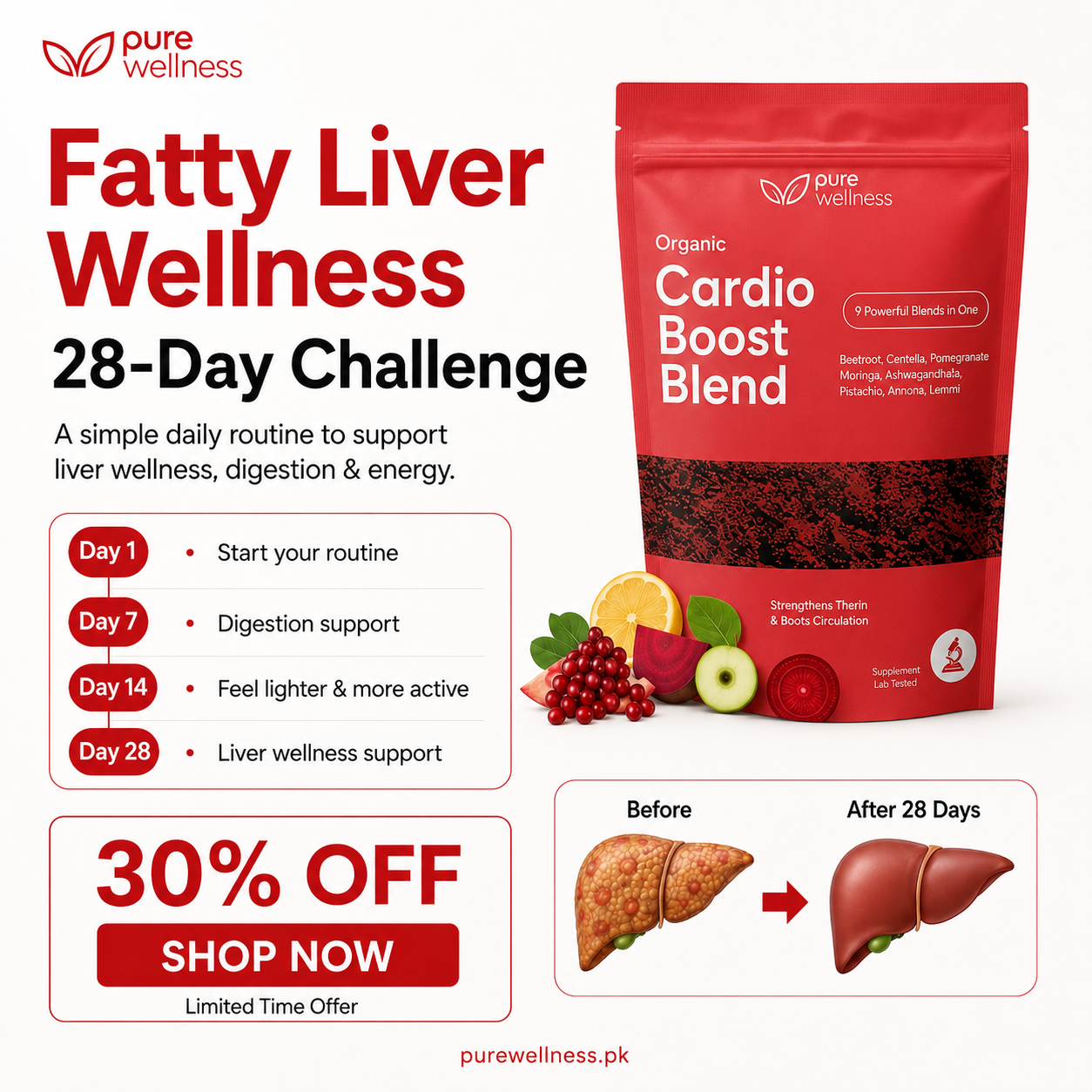 Purewellness.pk Facebook ad