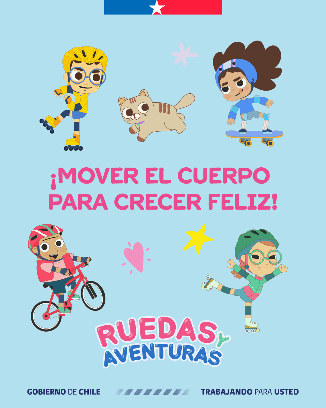 Seremi Salud Araucanía Facebook ad: ¡Aprender hábitos saludables también puede ser una aventura!