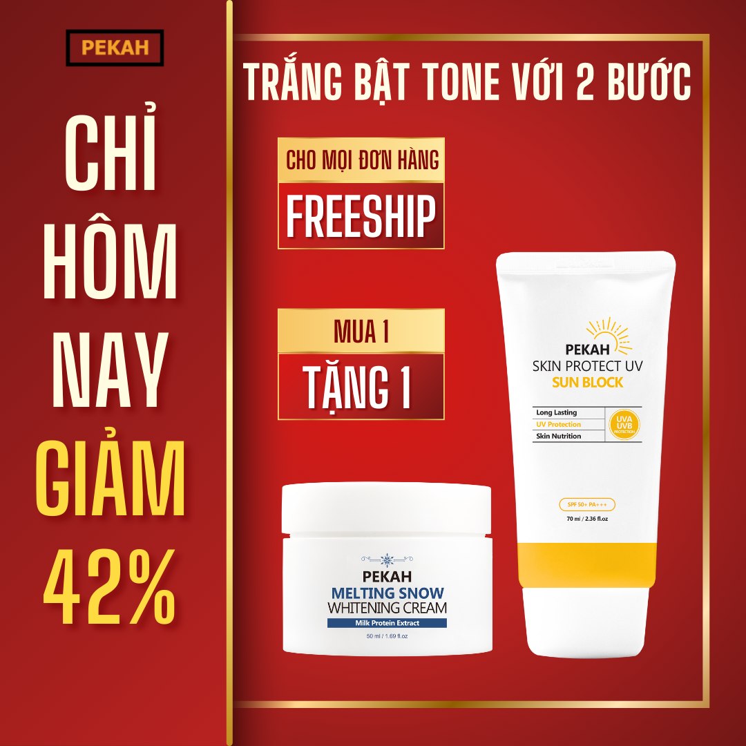 PEKAH - Mỹ Phẩm Chính Hãng Hàn Quốc Facebook ad: DA TRẮNG BẬT TONE - MỜ THÂM, SẠCH…