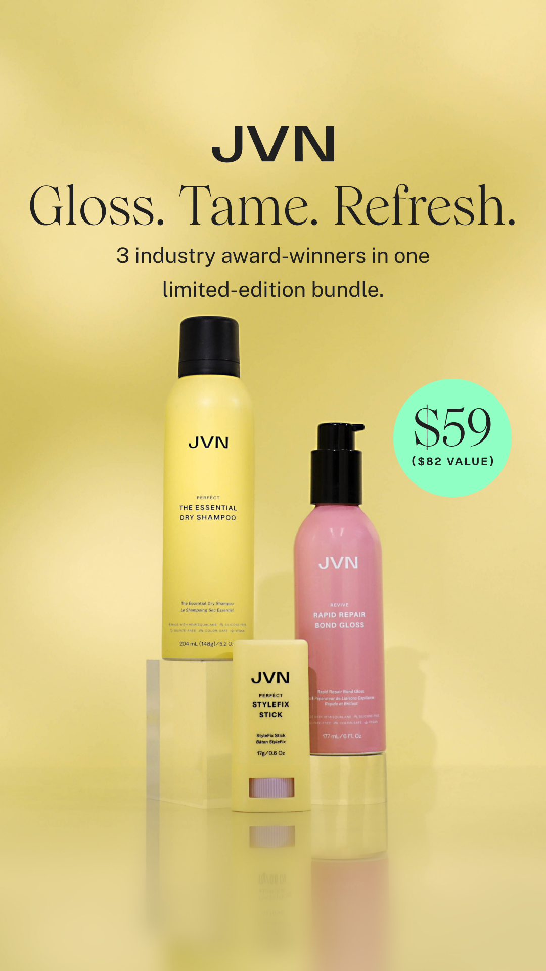 JVN Hair Facebook ad