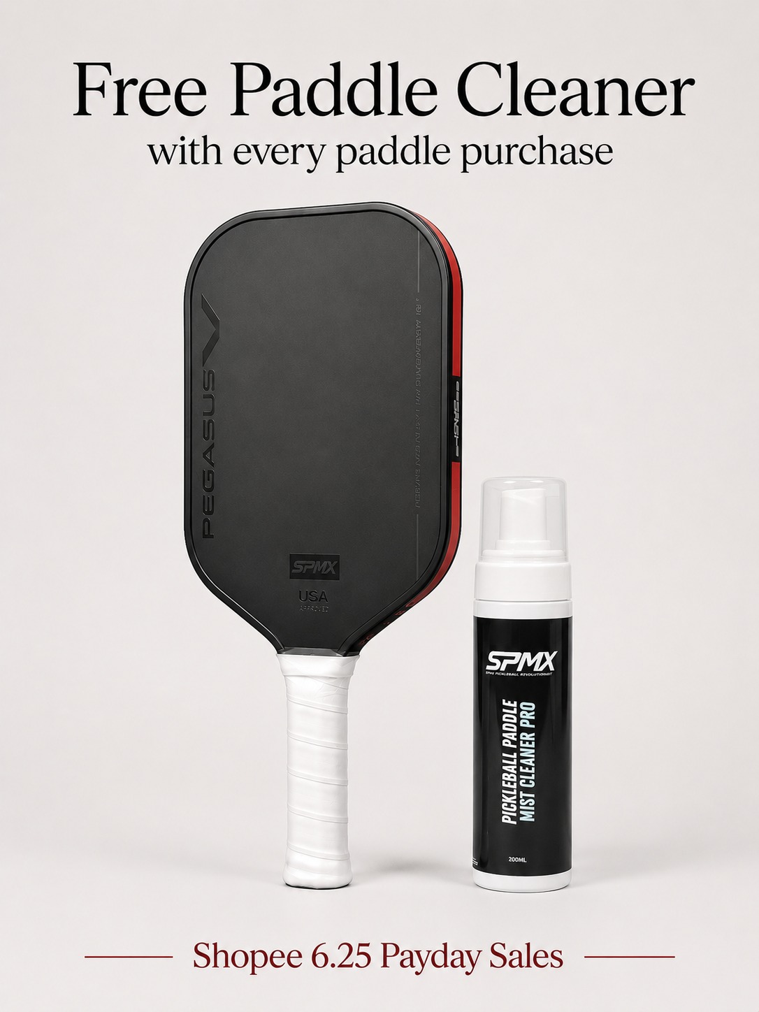 Supermax Pickleball MY Facebook ad: Supermax Pegasus G5 Pickleball Paddle | Full Foam Core |…