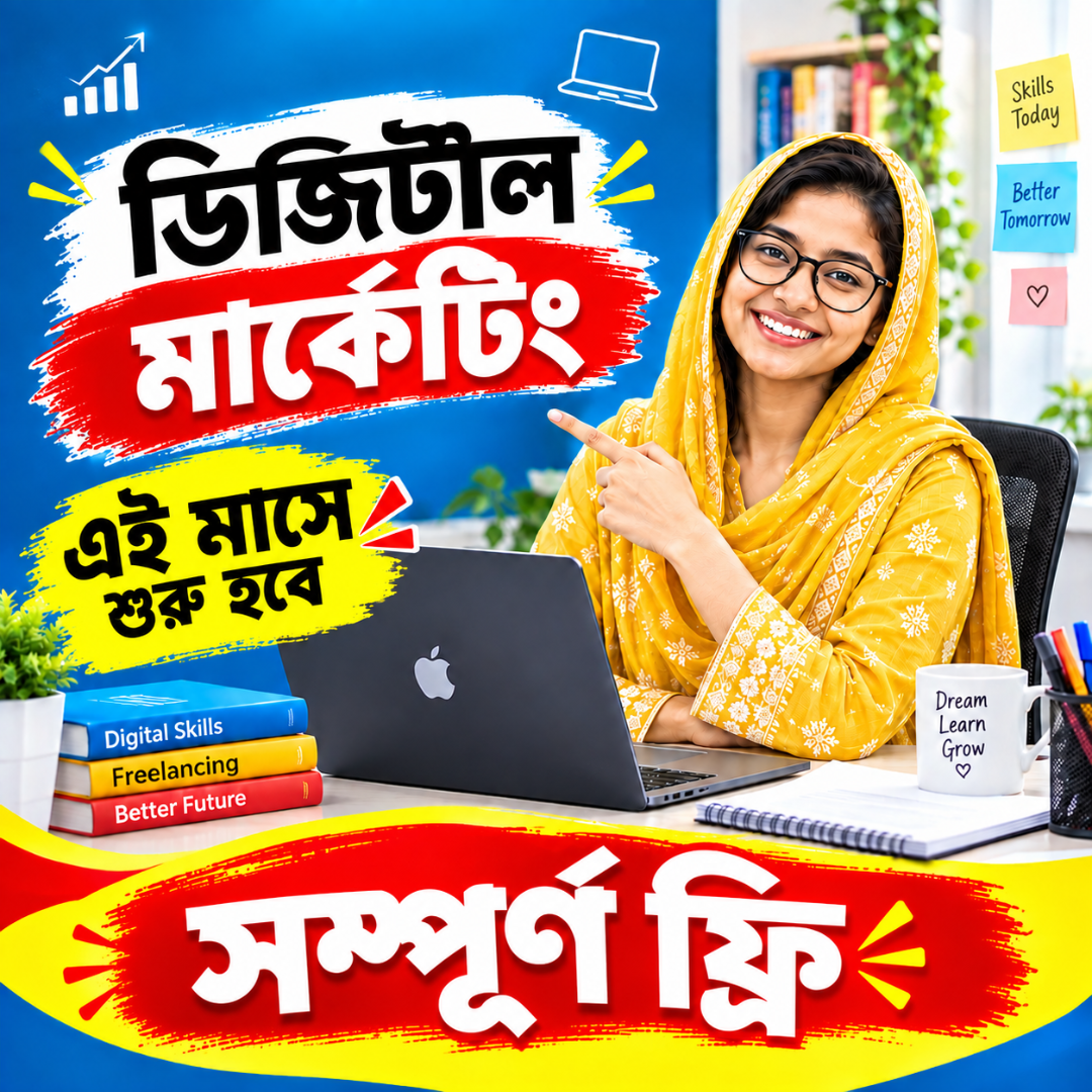 Dreamland It Institute Facebook ad: ফ্রি ব্যাচে ক্লাস করতে Apply করুন