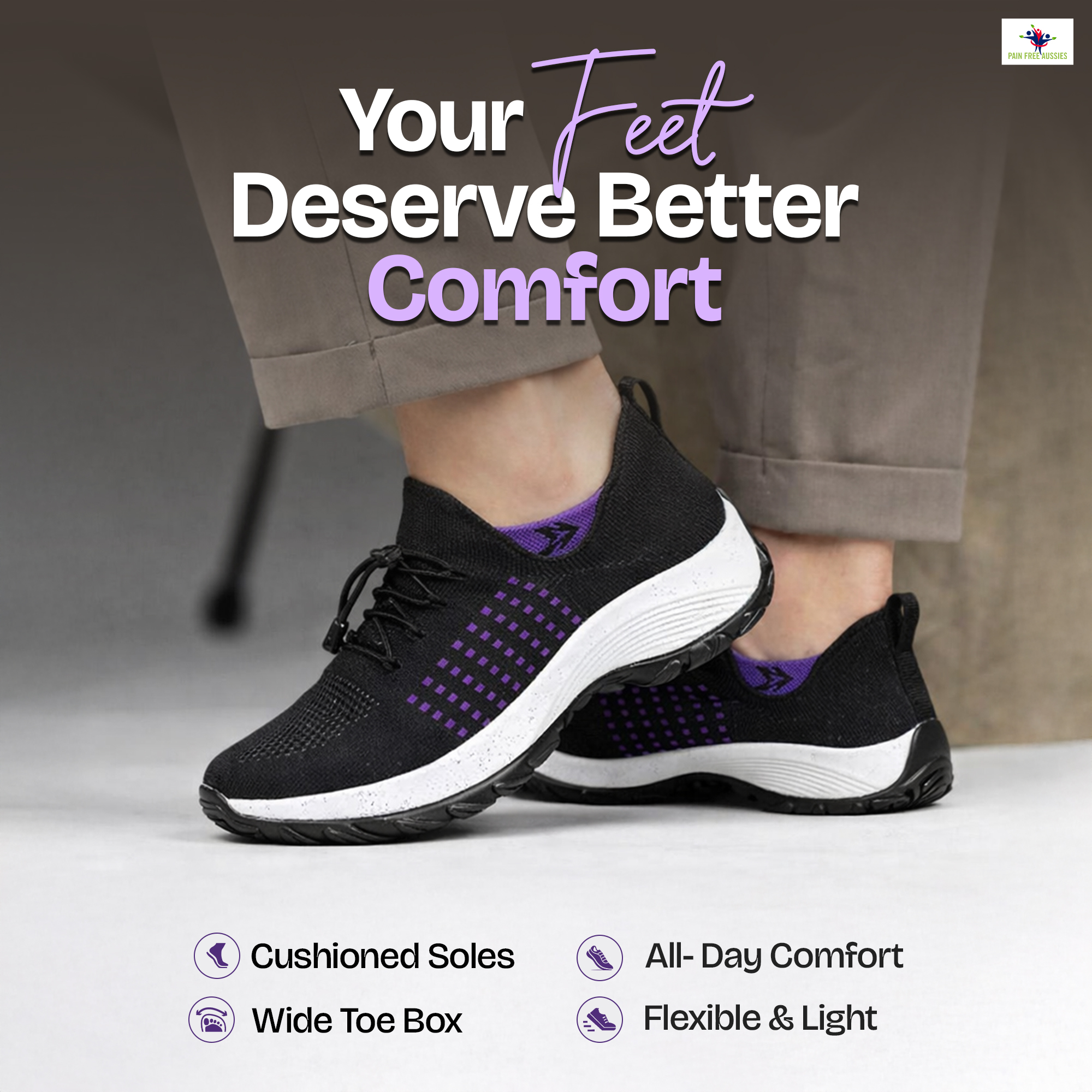 Pain Free Aussies Facebook ad