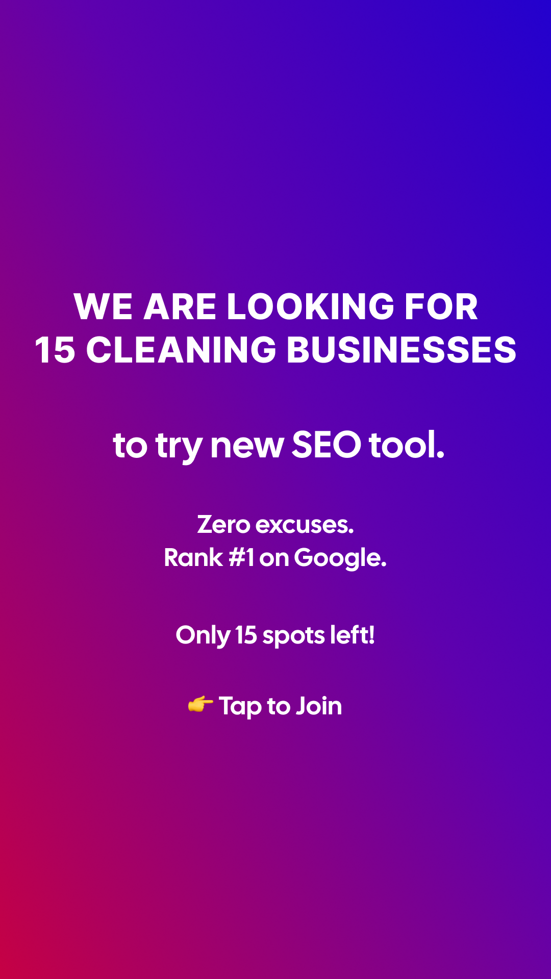 Soro SEO Facebook ad