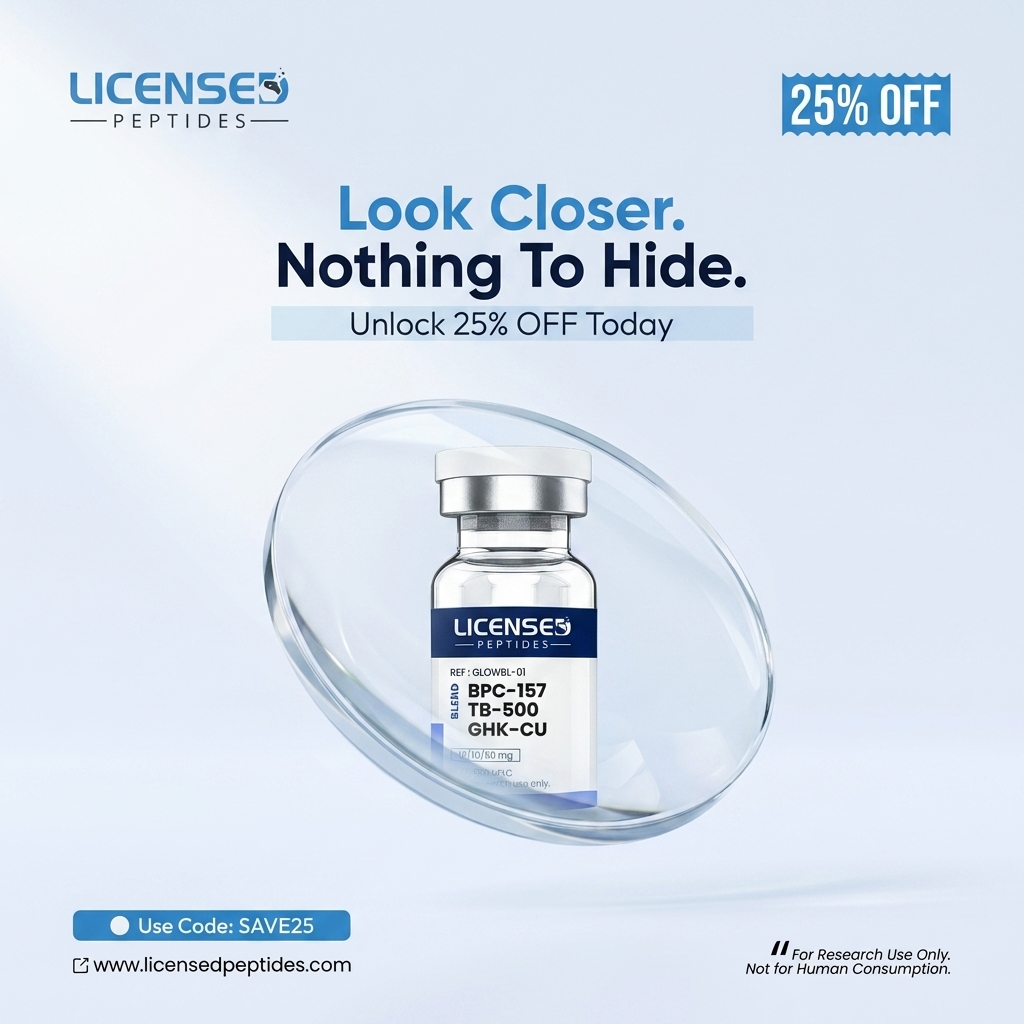 LicensedPeptides Facebook ad