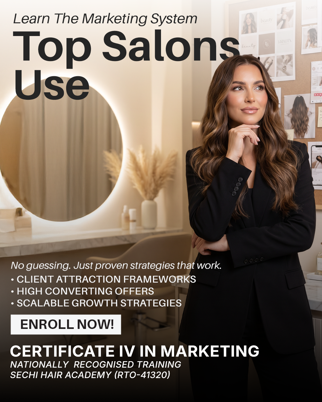 Sechi Hair Academy - TOID 41320 Facebook ad: Certificate IV in Marketing(Specialised in Beauty Industry)
