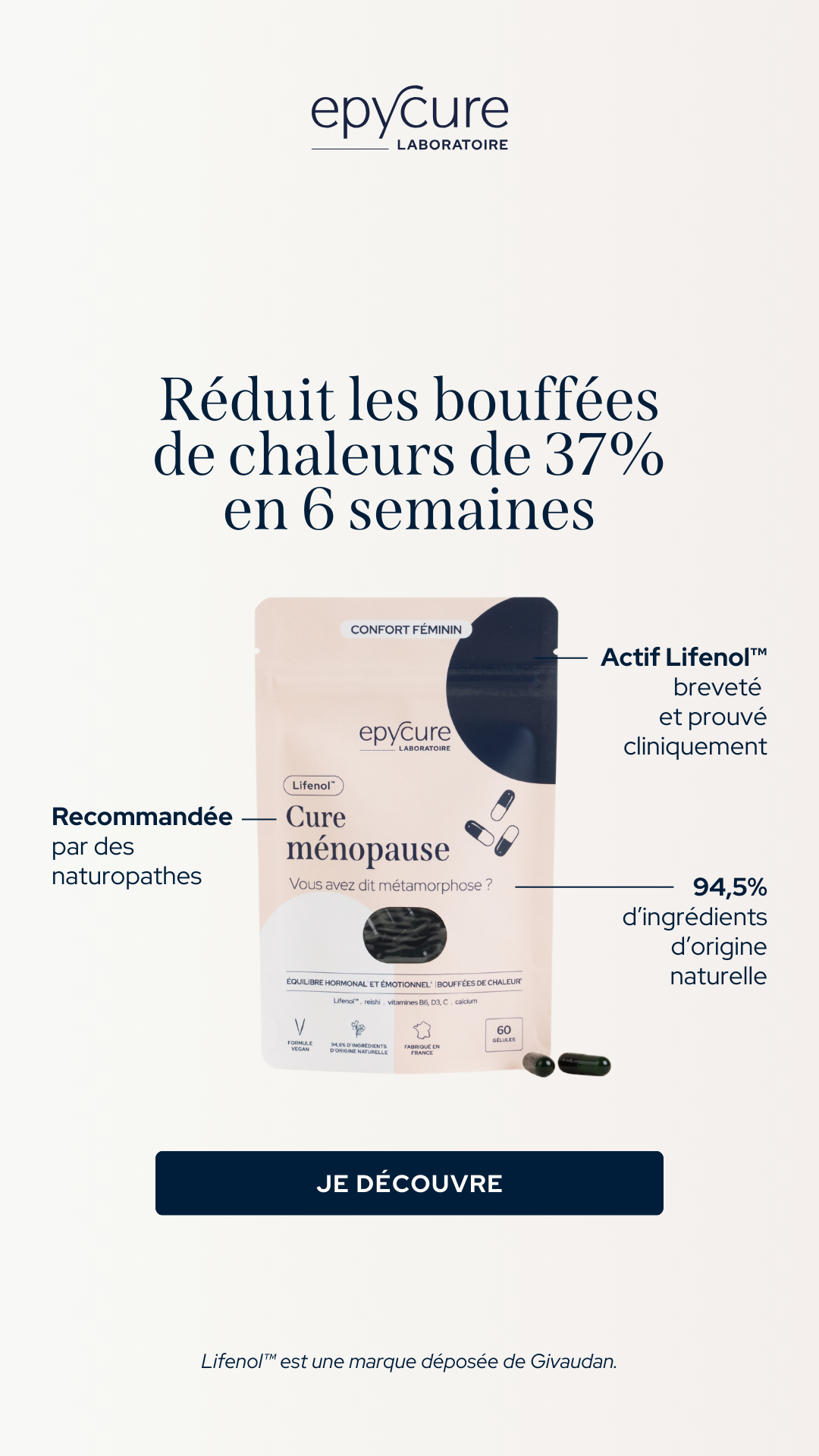 Epycure Facebook ad