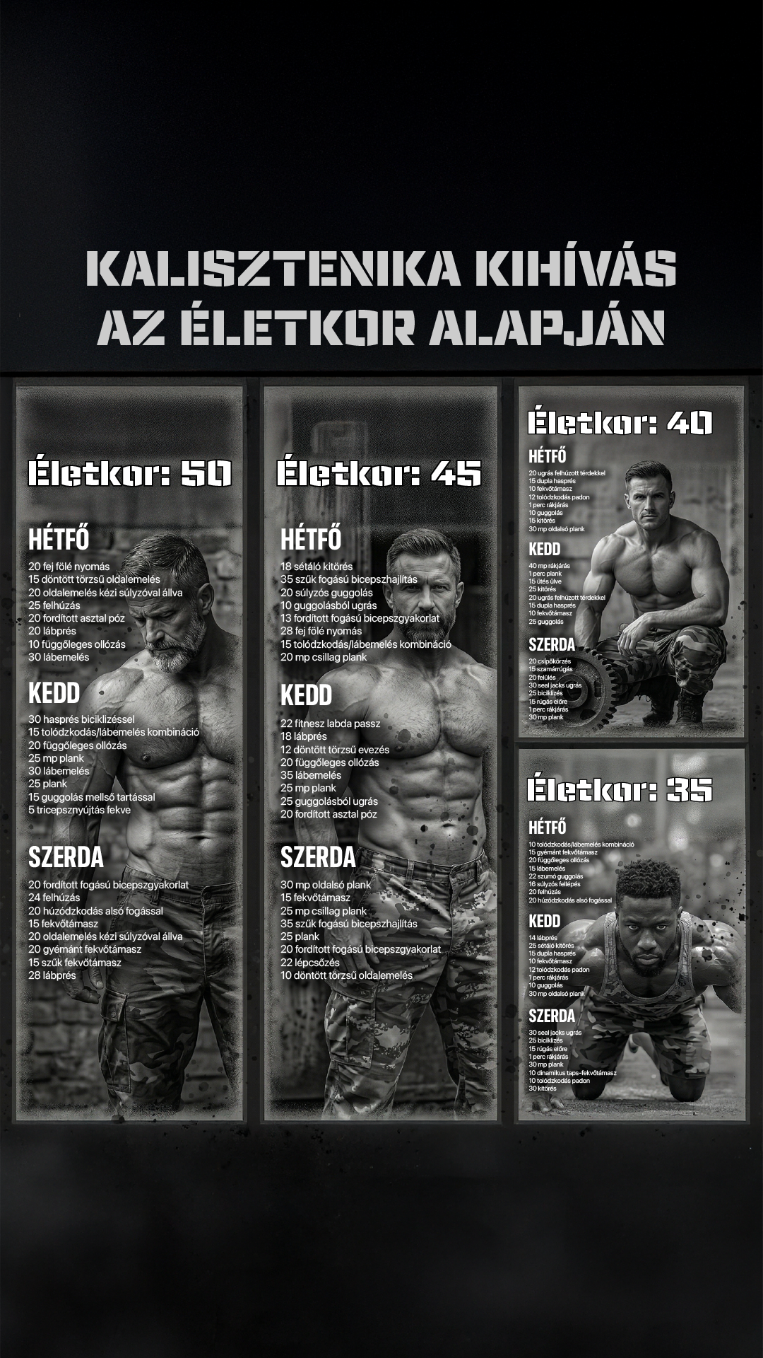 21 Day Calisthenics Challenge Facebook ad