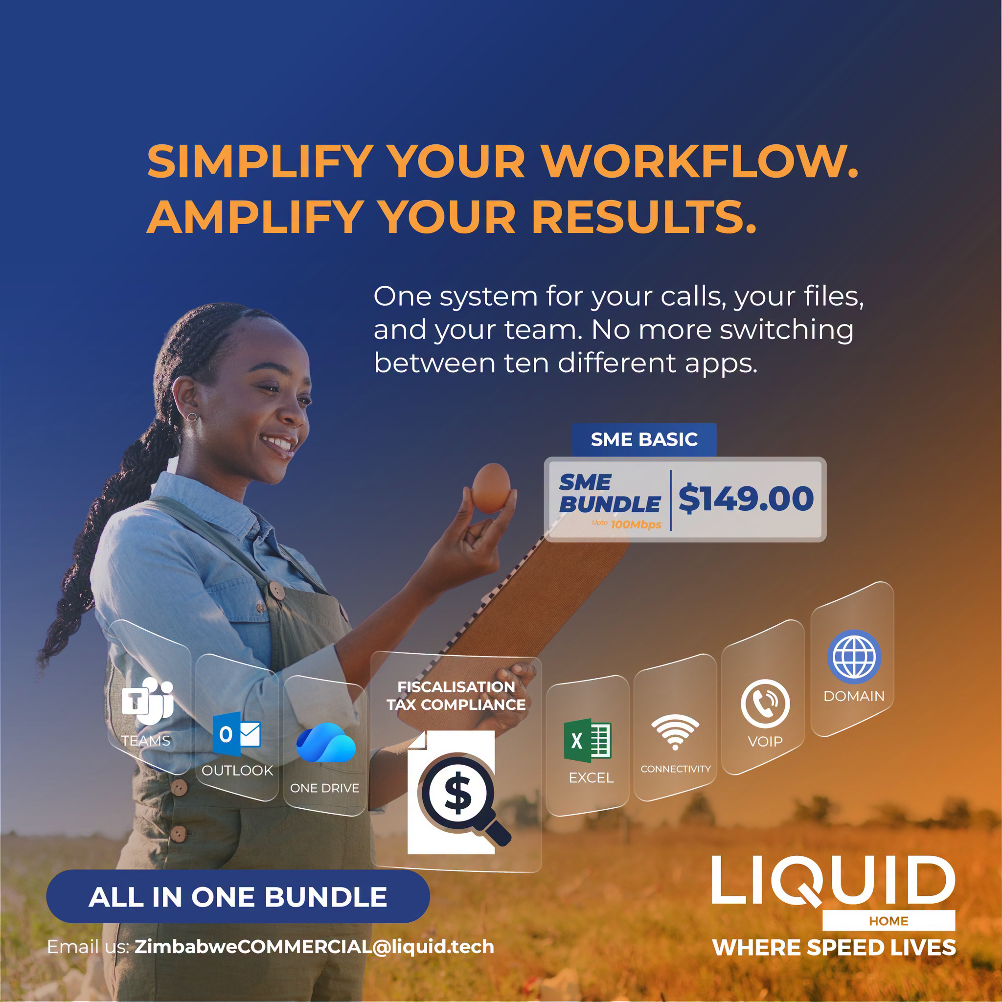 Liquid Home Zimbabwe Facebook ad